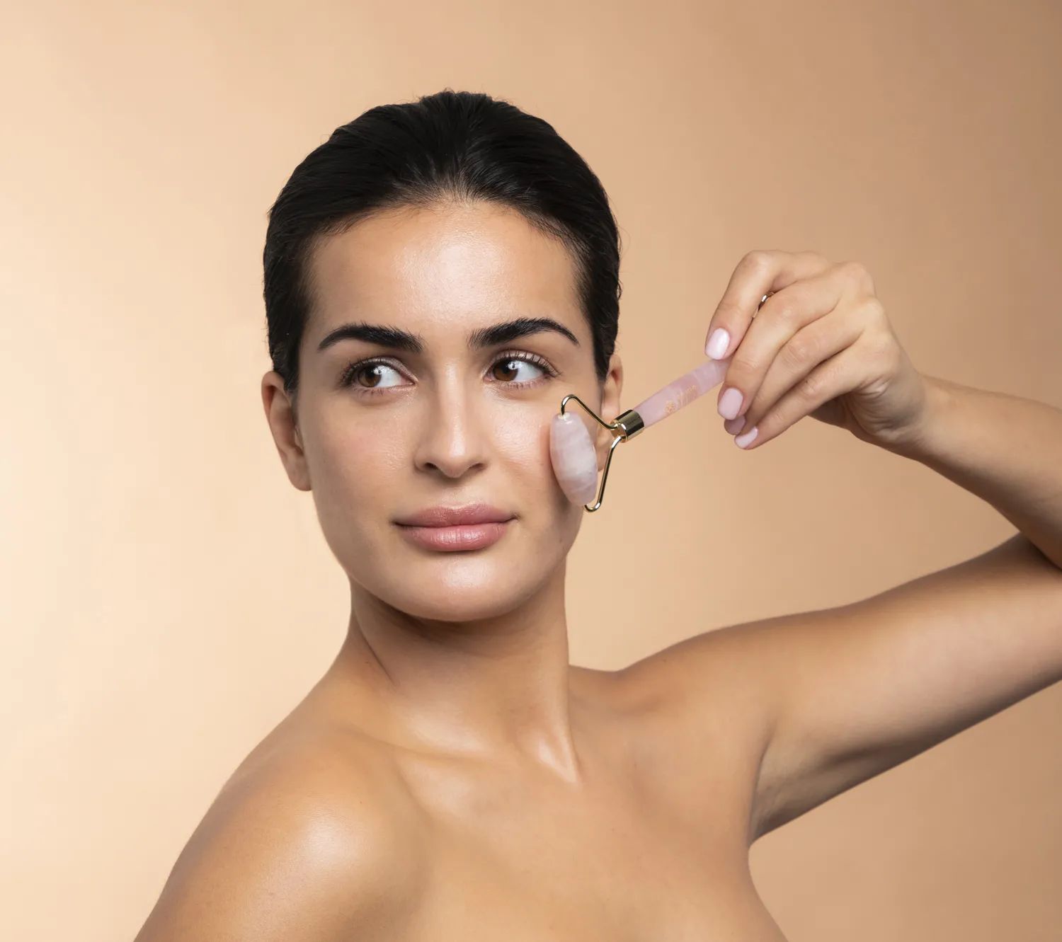 SMUK skincare Ansigtspleje Faceroller i Lyserød, 2