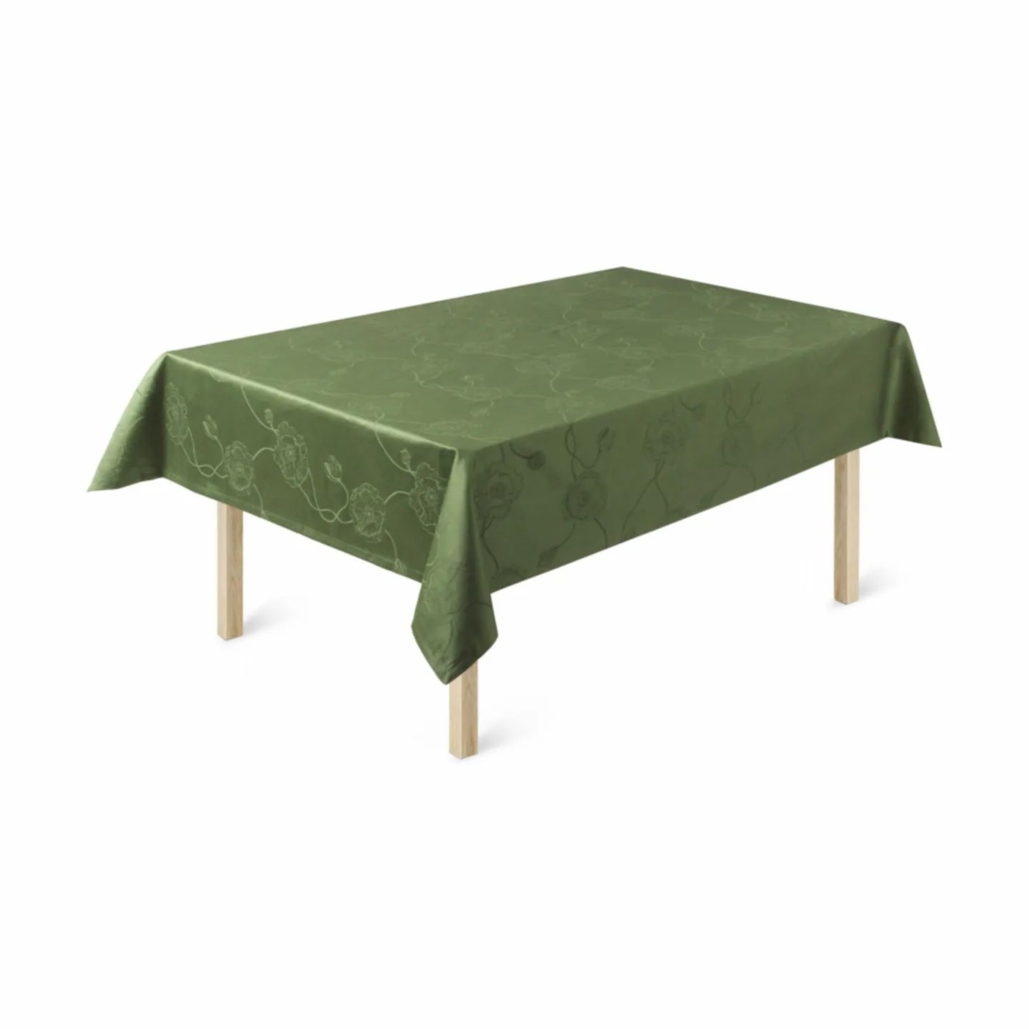 Kähler Duge Hammershøi Poppy Dug i Grøn, 220 cm, 1