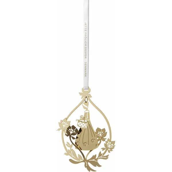 Jette Frölich Design Juleophæng Ophæng - Blomsterpigen i Guld, 1