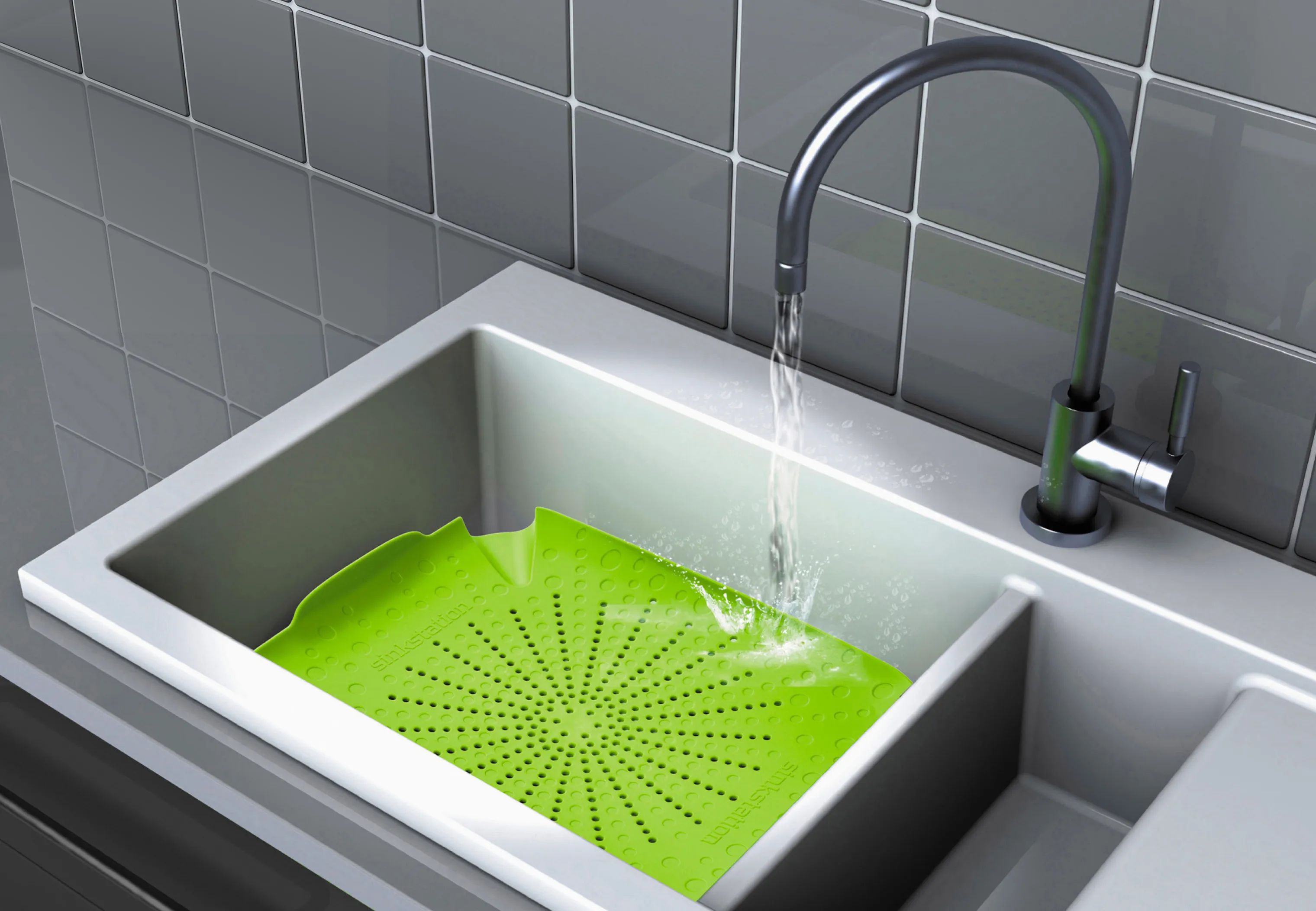 New Soda Dørslag SinkStation Dørslag i Grøn, 4