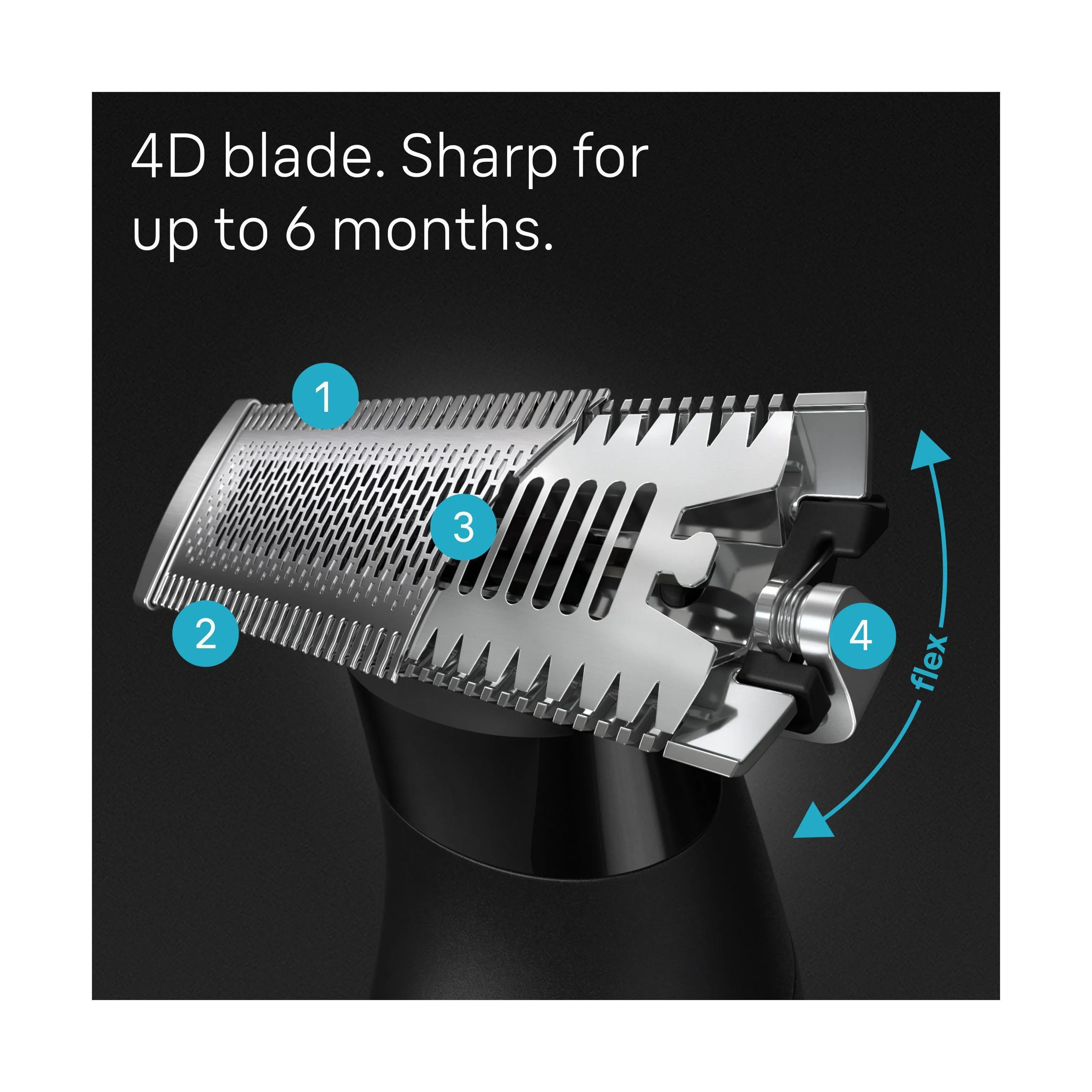 Braun Trimmere Series X Serie X XT5100 Skægtrimmer & kropsshaver i Black/Space Grey, 6