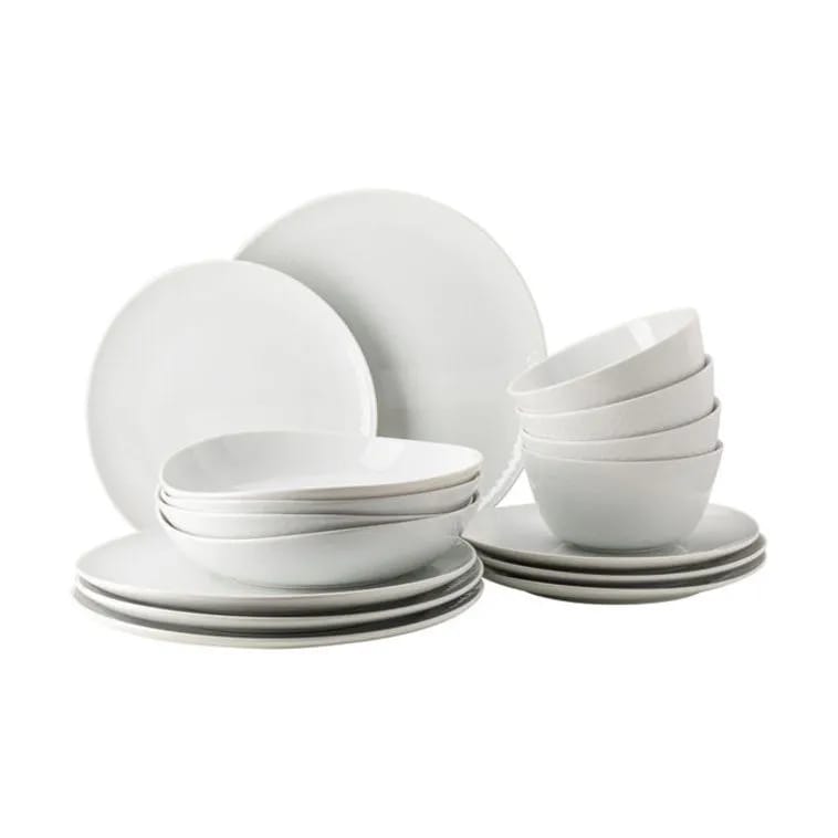 Rosenthal Middagstallerkener Junto Tallerkensæt - 16 dele i Hvid, 1