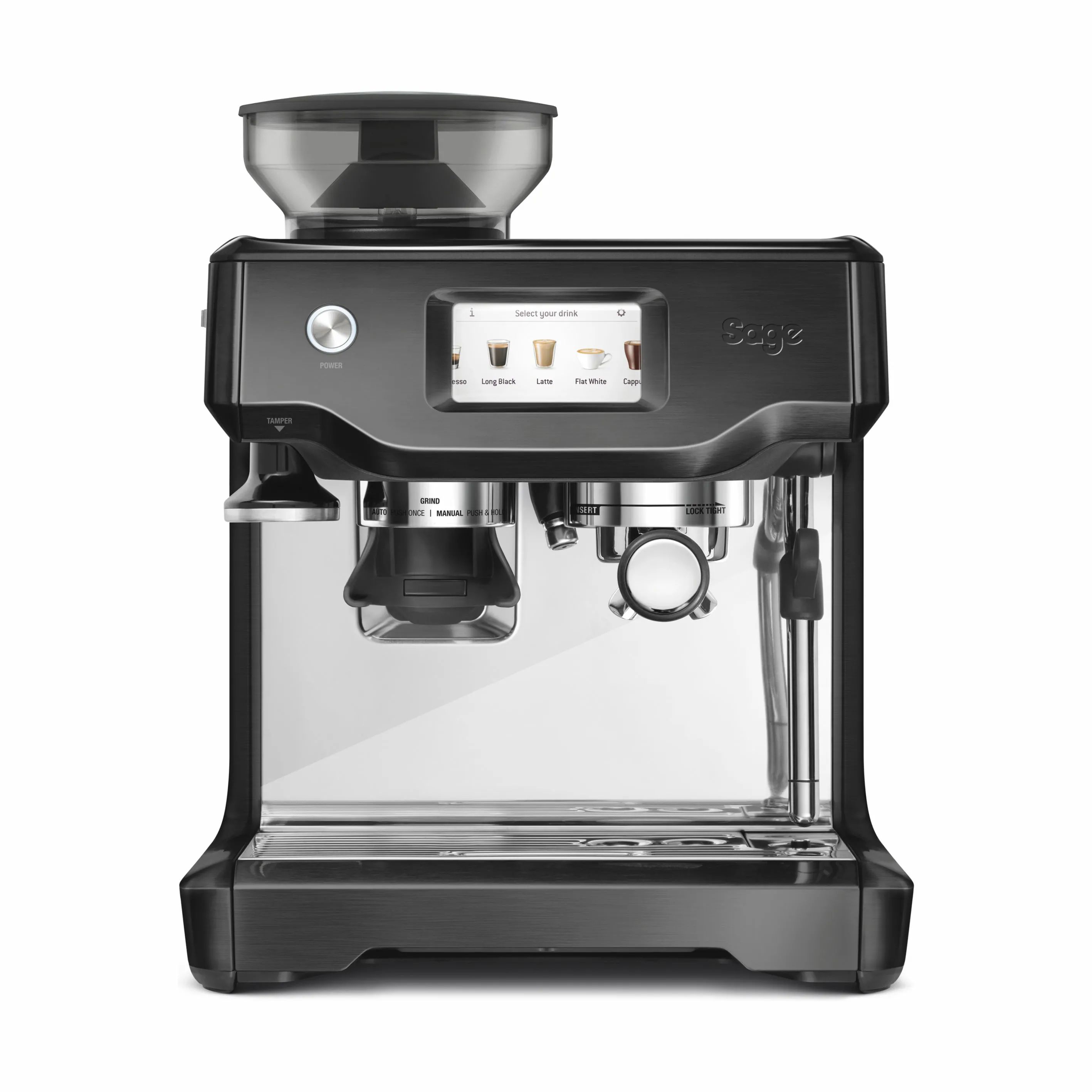 Sage Espressomaskiner BARISTA Touch Espressomaskine 61160170 i Black Steel, 1