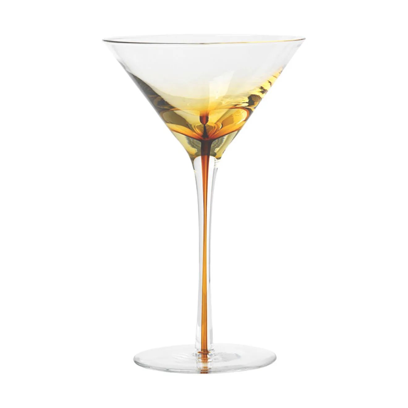 Broste Copenhagen Martiniglas Amber Martiniglas i Caramel, 1