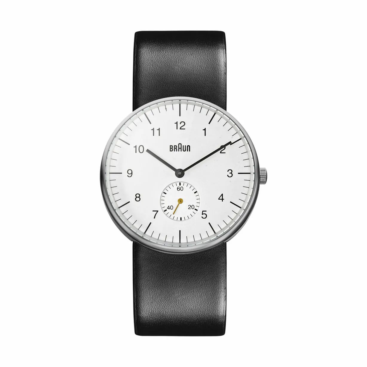 Braun Armbåndsure Quarz Armbåndsur - Herre i hvid/sort, 1
