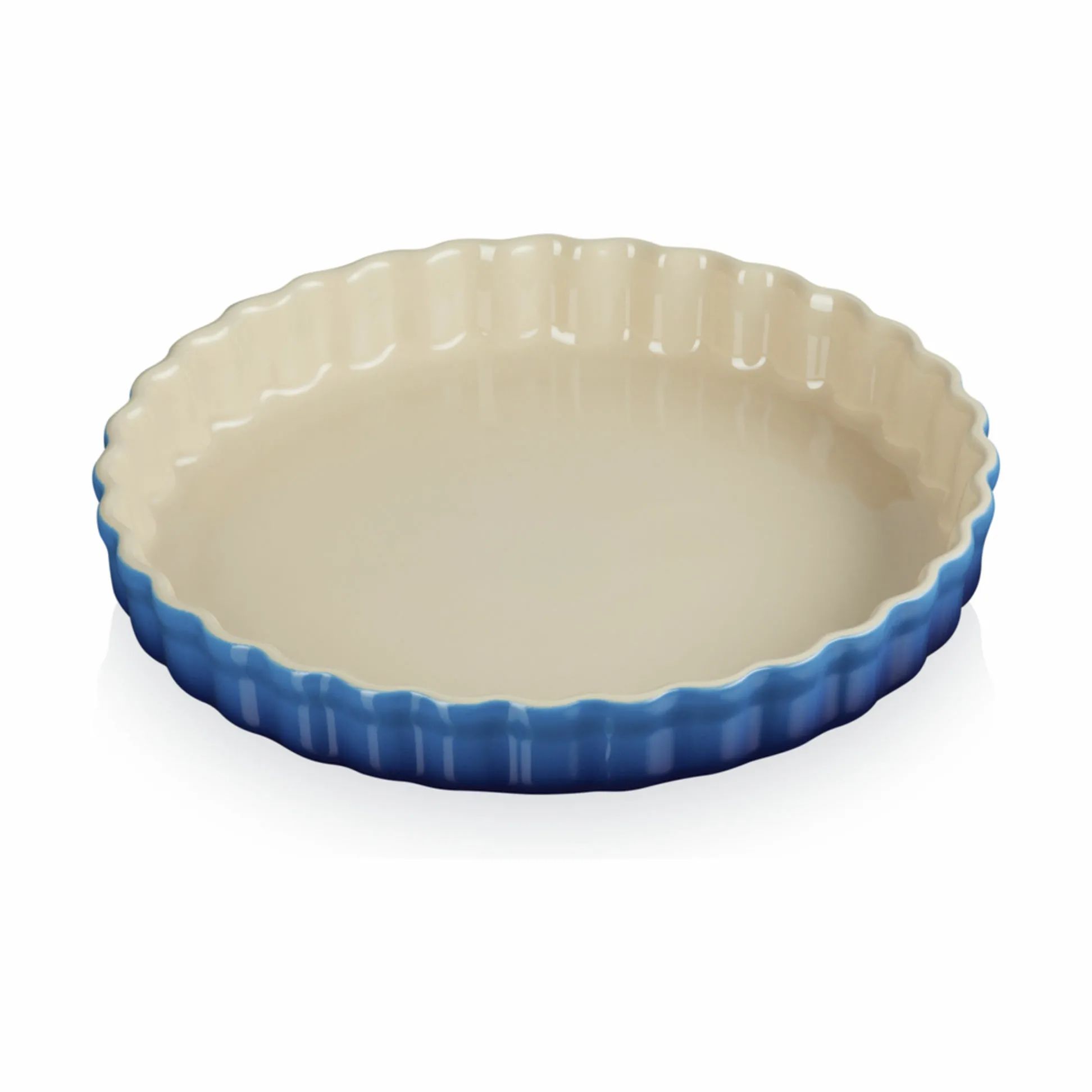 Le Creuset Tærteforme og fade Heritage Tærtefad i Azure , 28 cm, 1