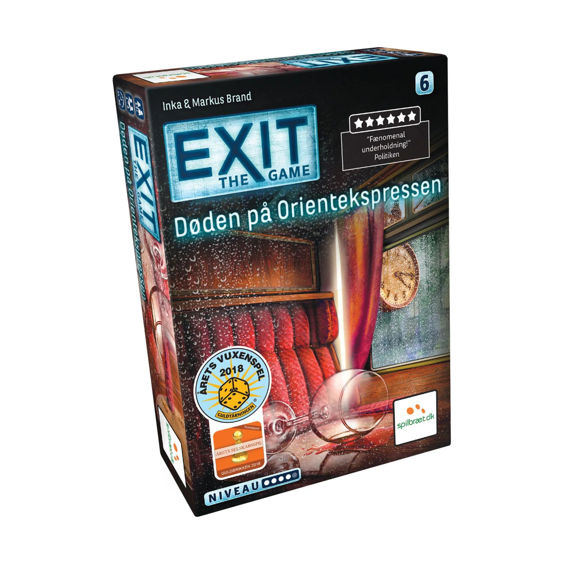 Spilbræt Spil Brætspil - Exit 6: Døden På Orientekspressen i Exit 6, 1