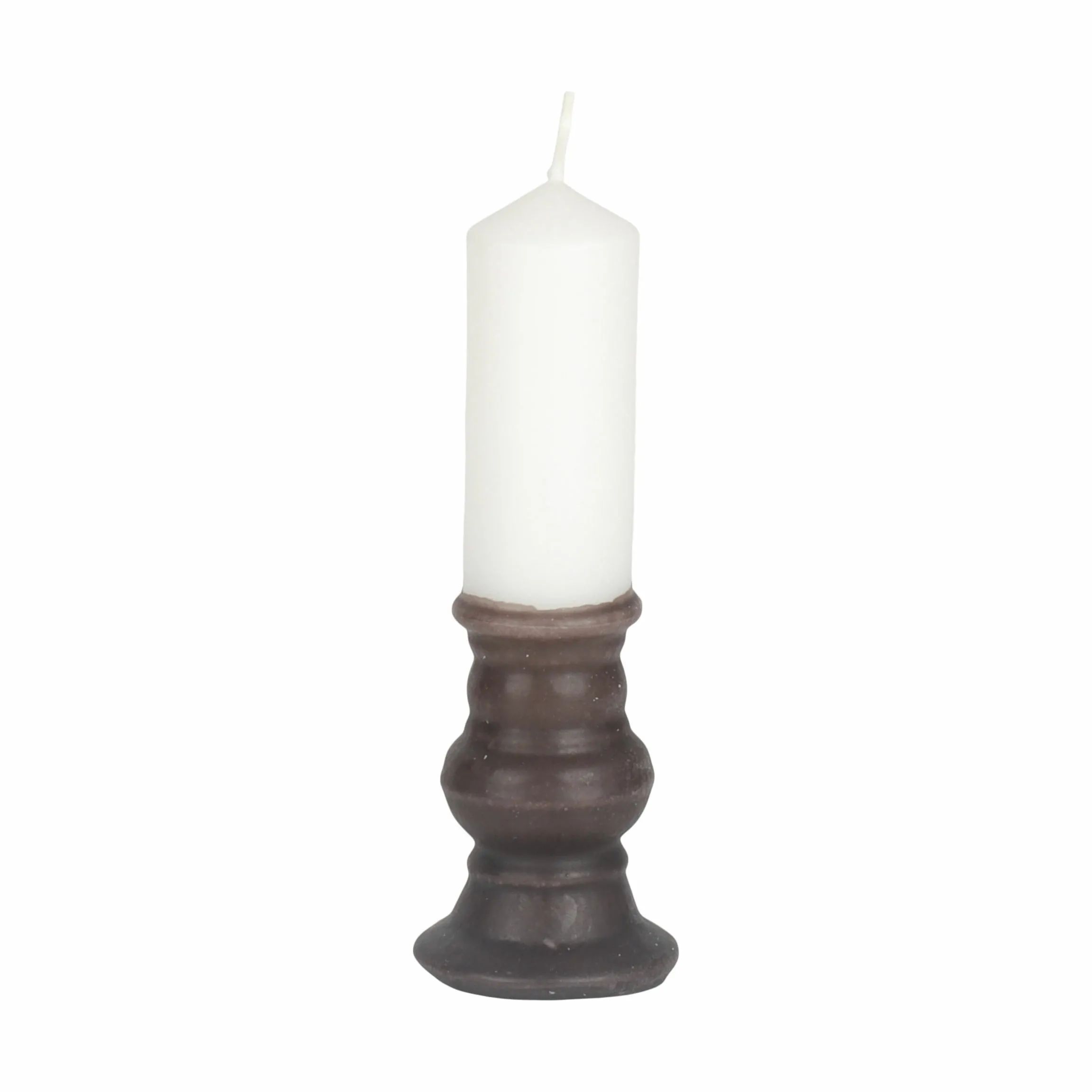 CASA Living Bloklys Bloklys i Hvid/brun, 15 cm, 1