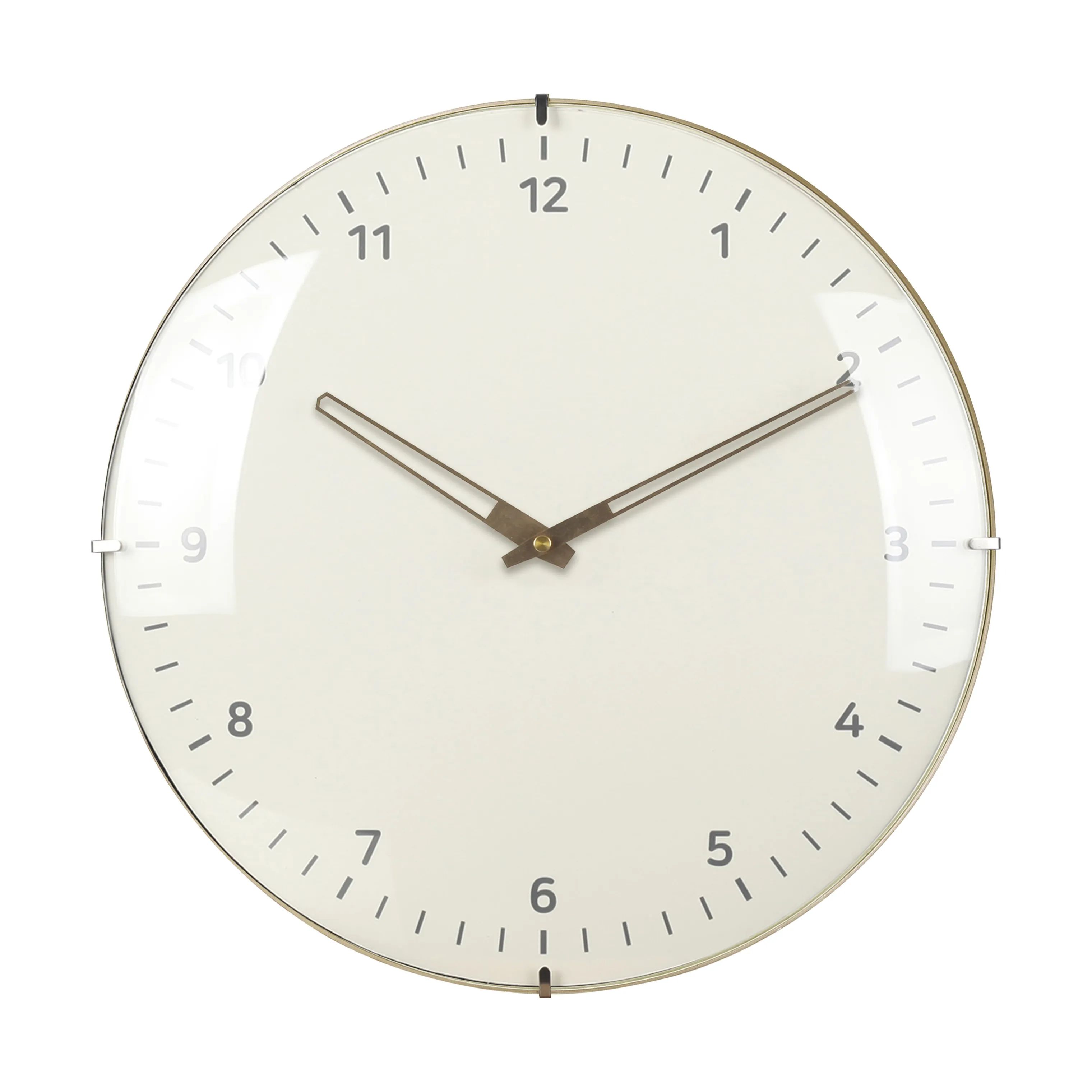 CASA Living Vægure Vægur i creme/antik guld, 25 cm, 1