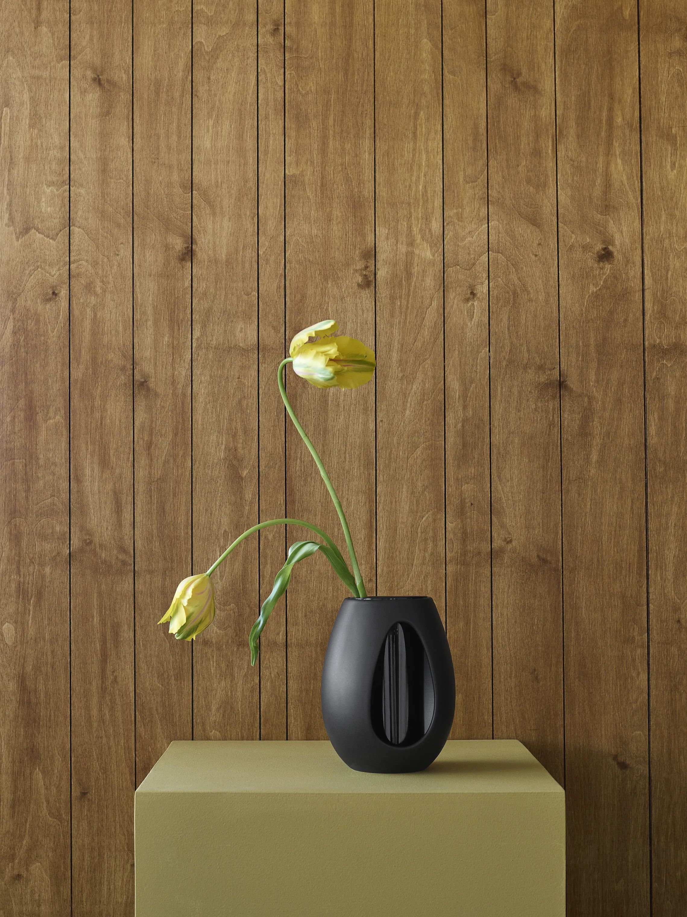 Kähler Vaser Kokong Vase i Brun, 22 cm, 2