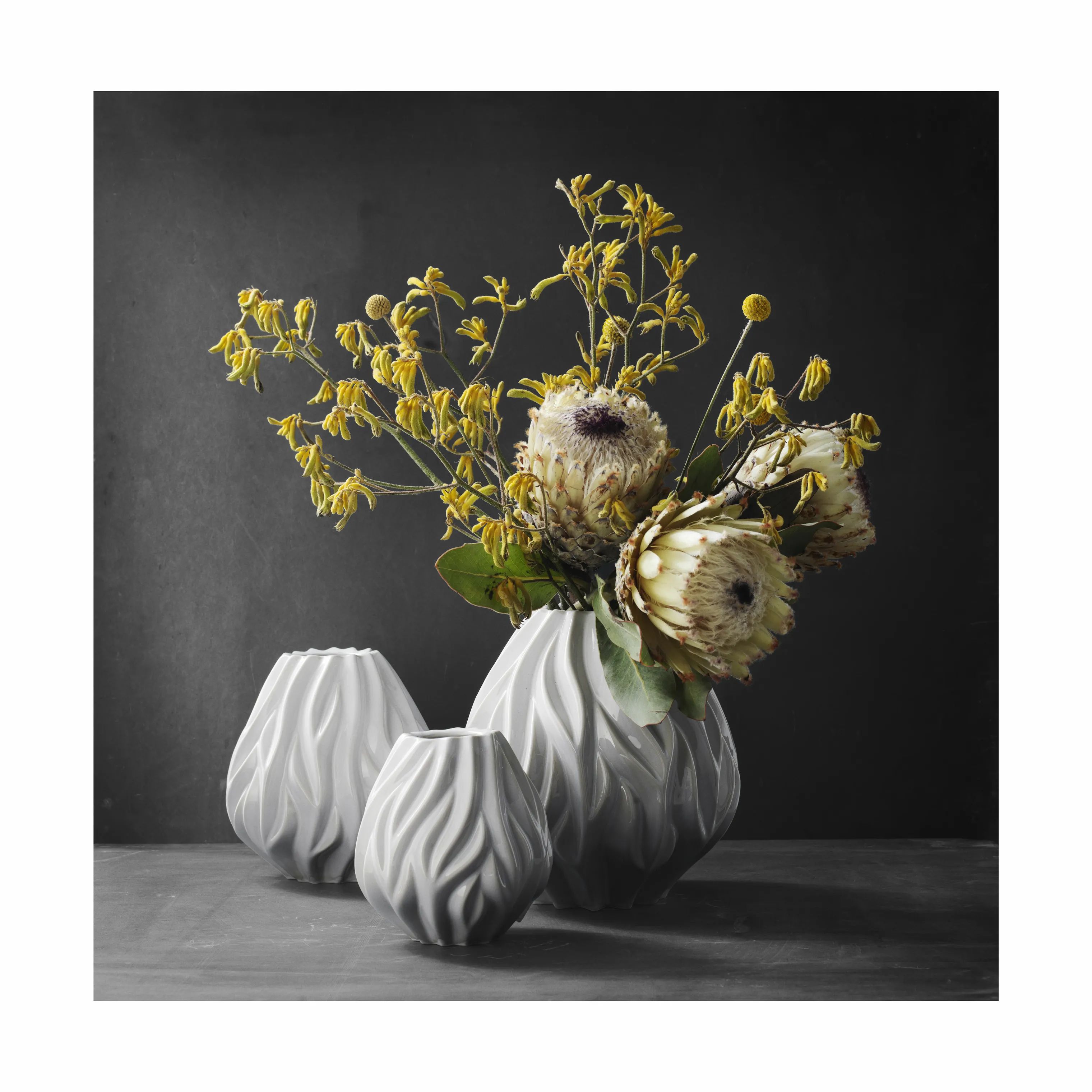 Morsø Vaser Flame Vase i Hvid, 15 cm, 4