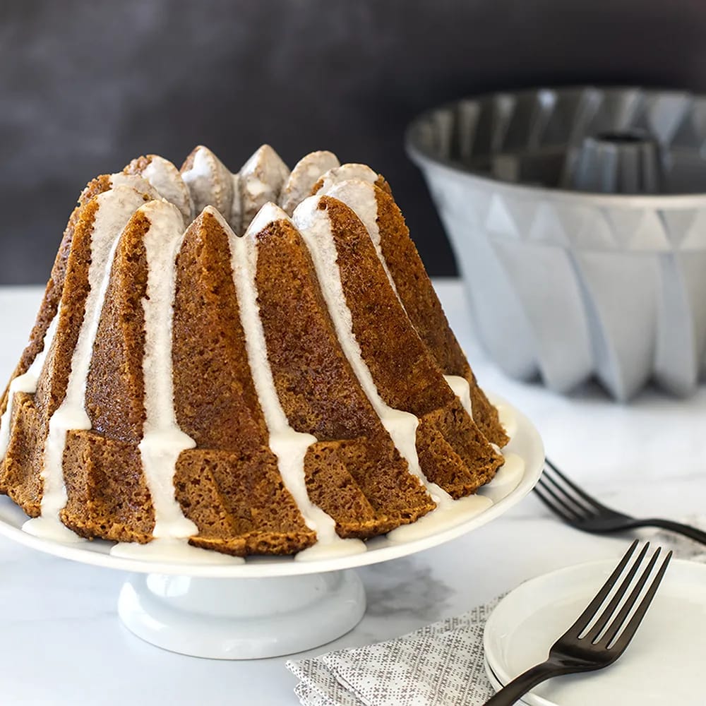 Nordic Ware Øvrige bageforme Kugelhopf Bundt Kageform i Sølvfarvet, 5