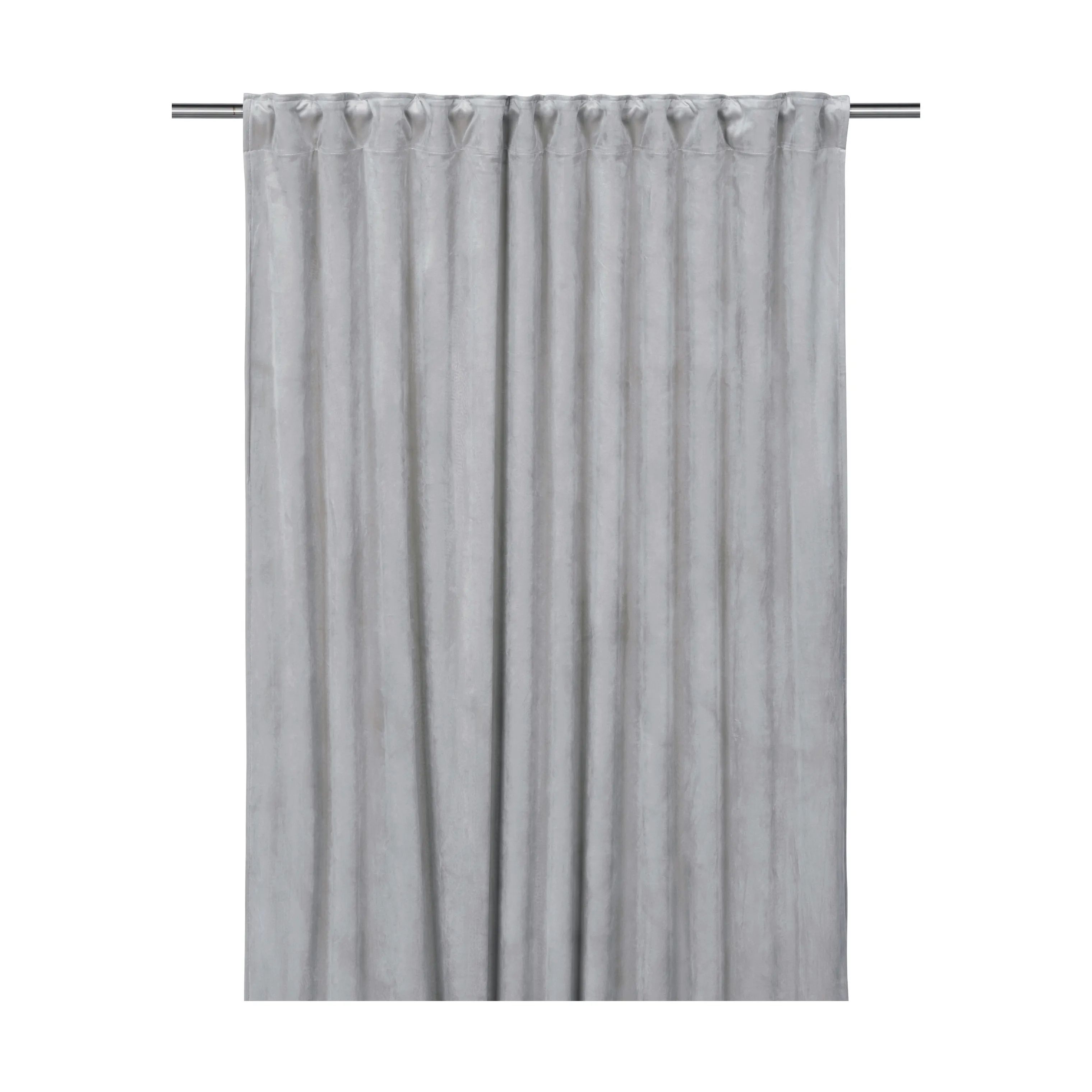 Svanefors Gardiner og gardinstænger Estelle Estrelle Gardin - 2 stk. i sølvfarvet, H280 x B135 cm, 1