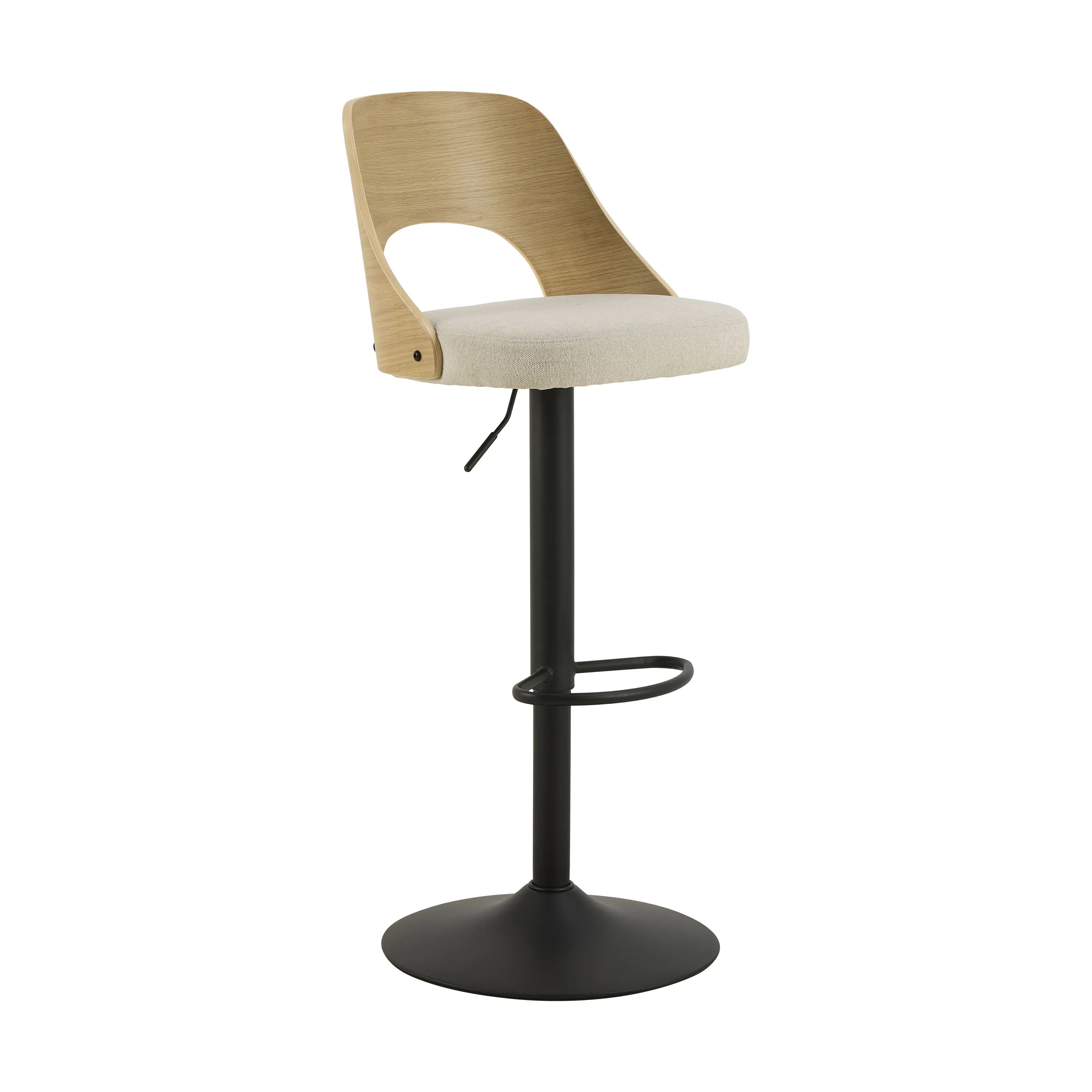CASA Living Barstole Lucy Barstol - 2 stk i Beige/sort, 4