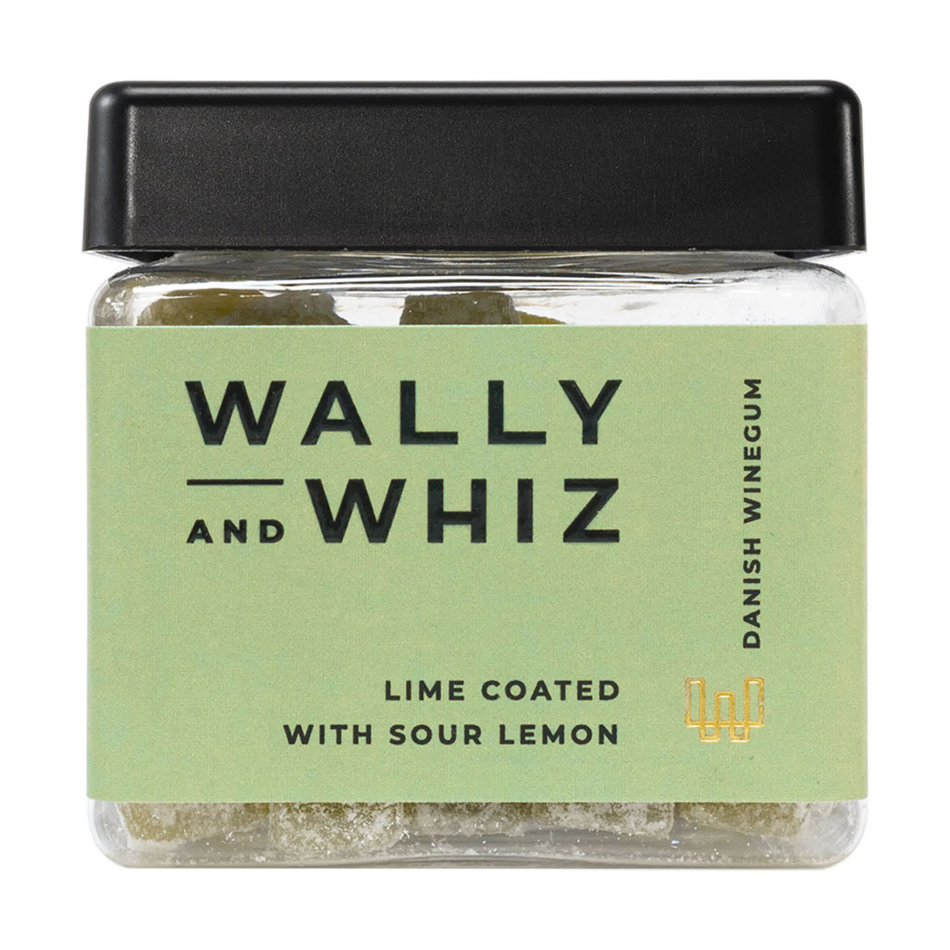 Wally and Whiz Søde sager Vingummi - Lime med sour citron i 140 gram, 1