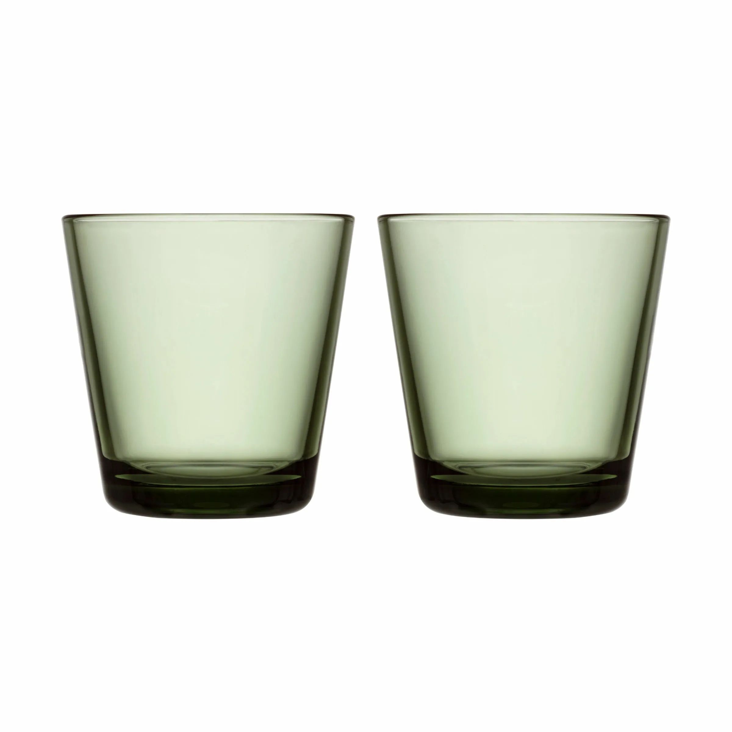 Iittala Vandglas Kartio Vandglas - 2 stk. i Pine Green, 21 cl, 1