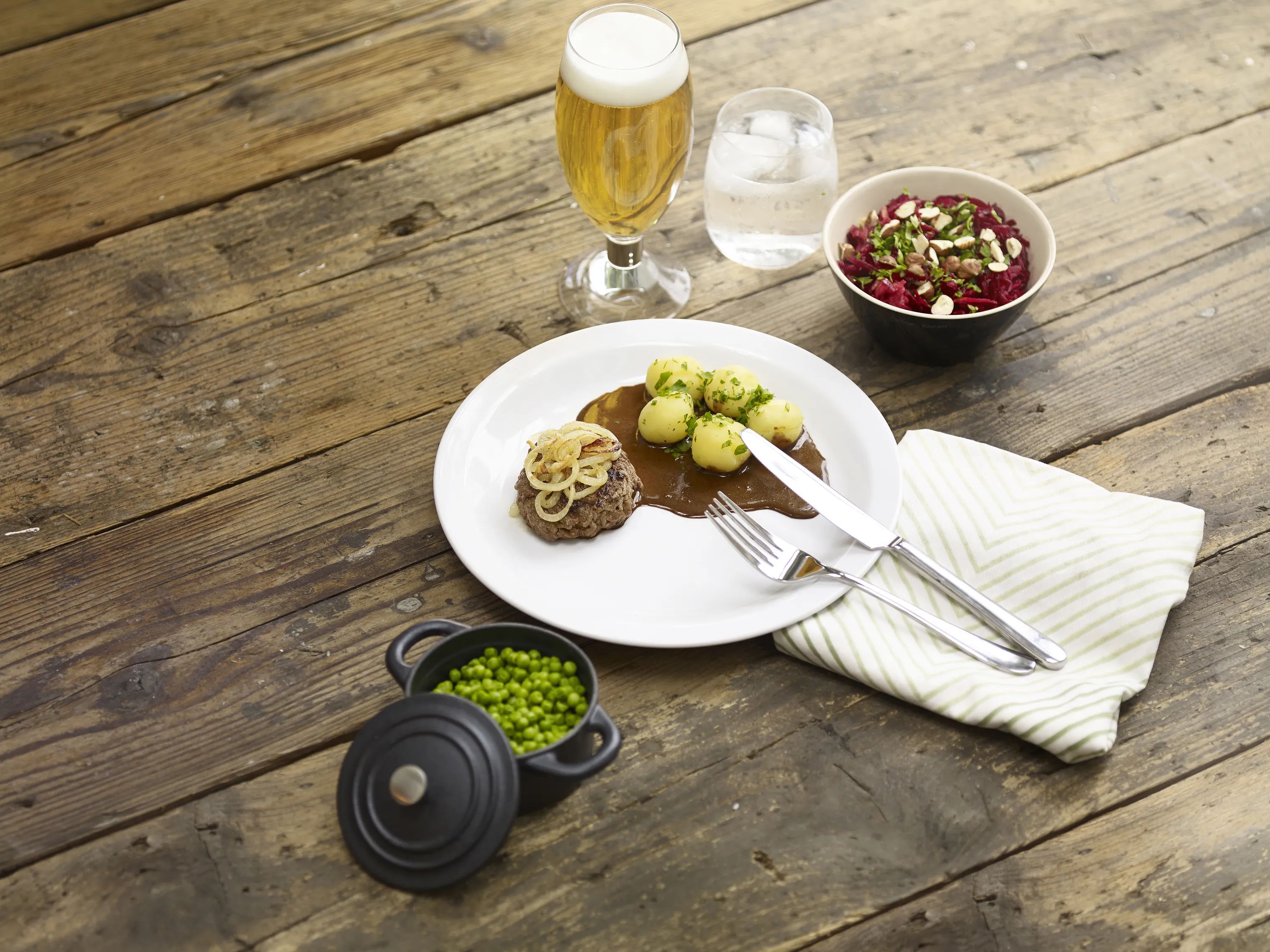 CASA Living Middagstallerkener Scandia Middagstallerken i Hvid, 26,5 cm, 2