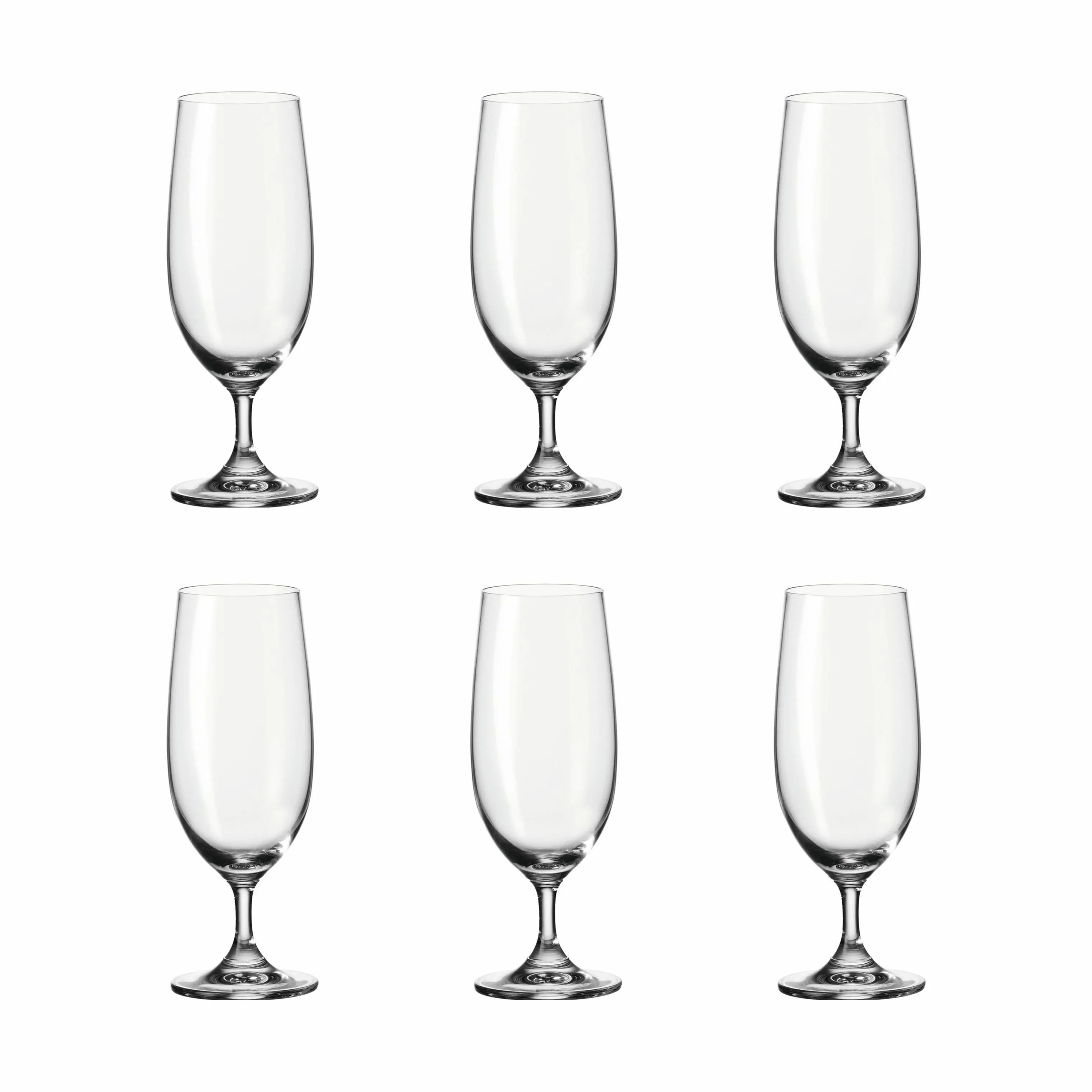 Leonardo Ølglas Daily Ølglas - 6 stk. i Klar, 1
