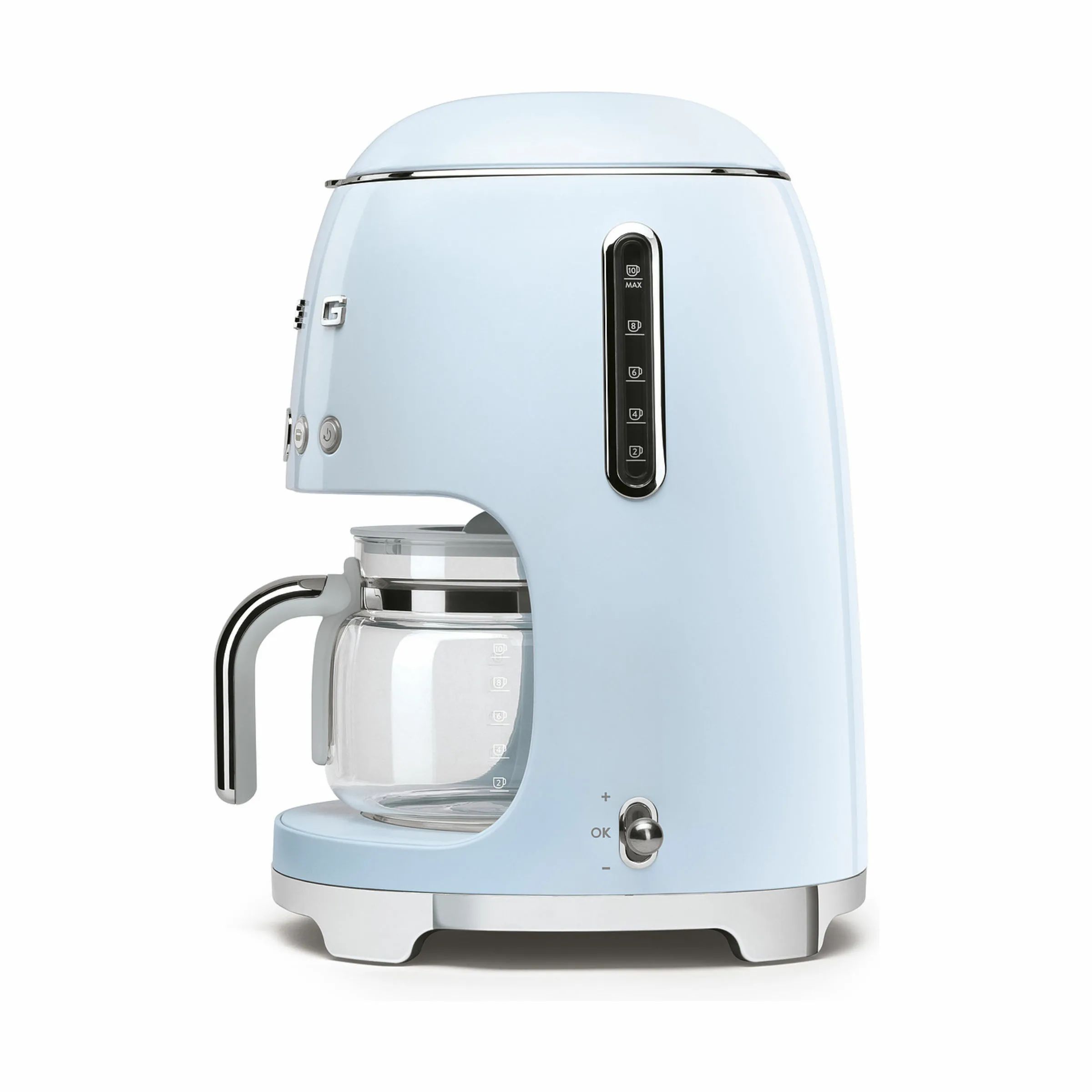 Smeg Kaffemaskiner 50's Style Kaffemaskine DCF02PBEU i Pastelblå1, 3