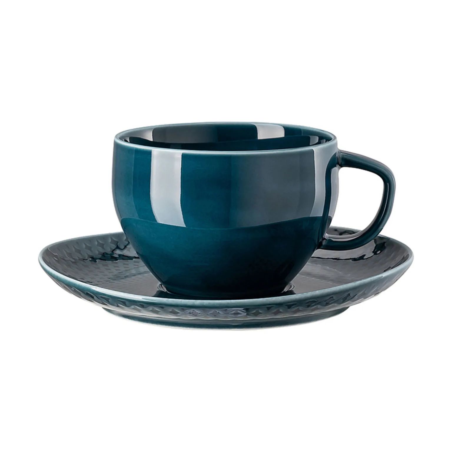 Rosenthal Krus og kopper med hank Junto Cafe au lait Kop i Blå, 3