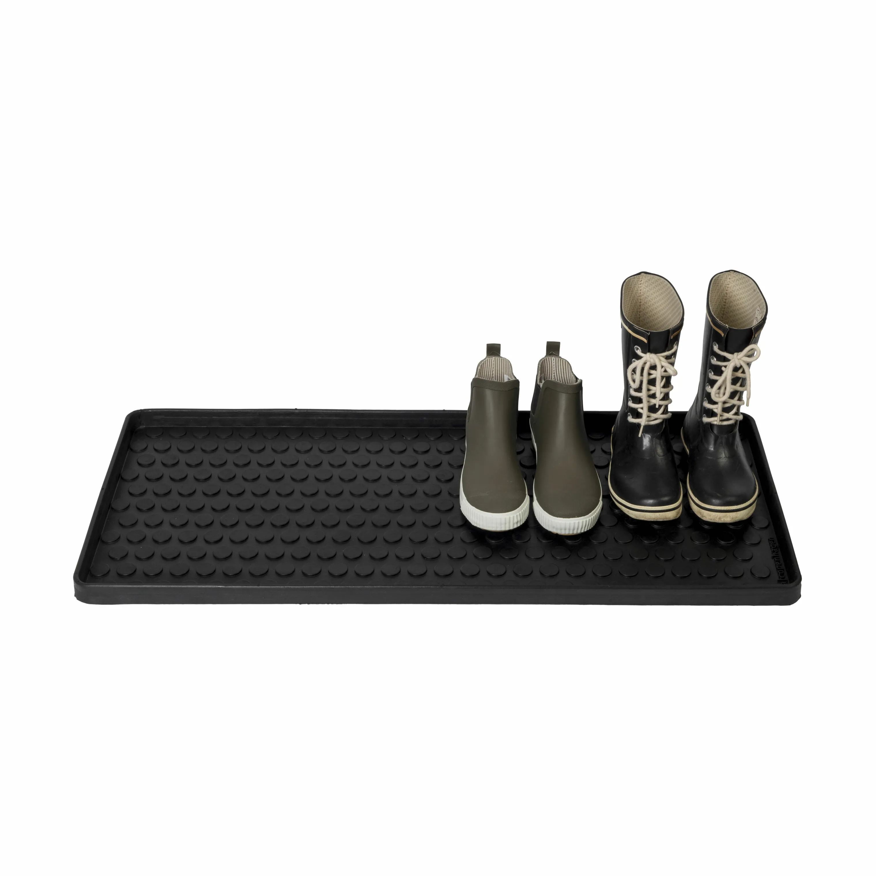 Tica Copenhagen Dørmåtter Dot Skobakke i Sort, B38 x L88 cm, 3
