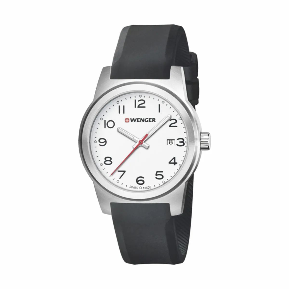 Wenger armbåndsure Armbåndsure Sport Dynamic Armbåndsur - Unisex i Sort/sølv, 4,1 cm, 1