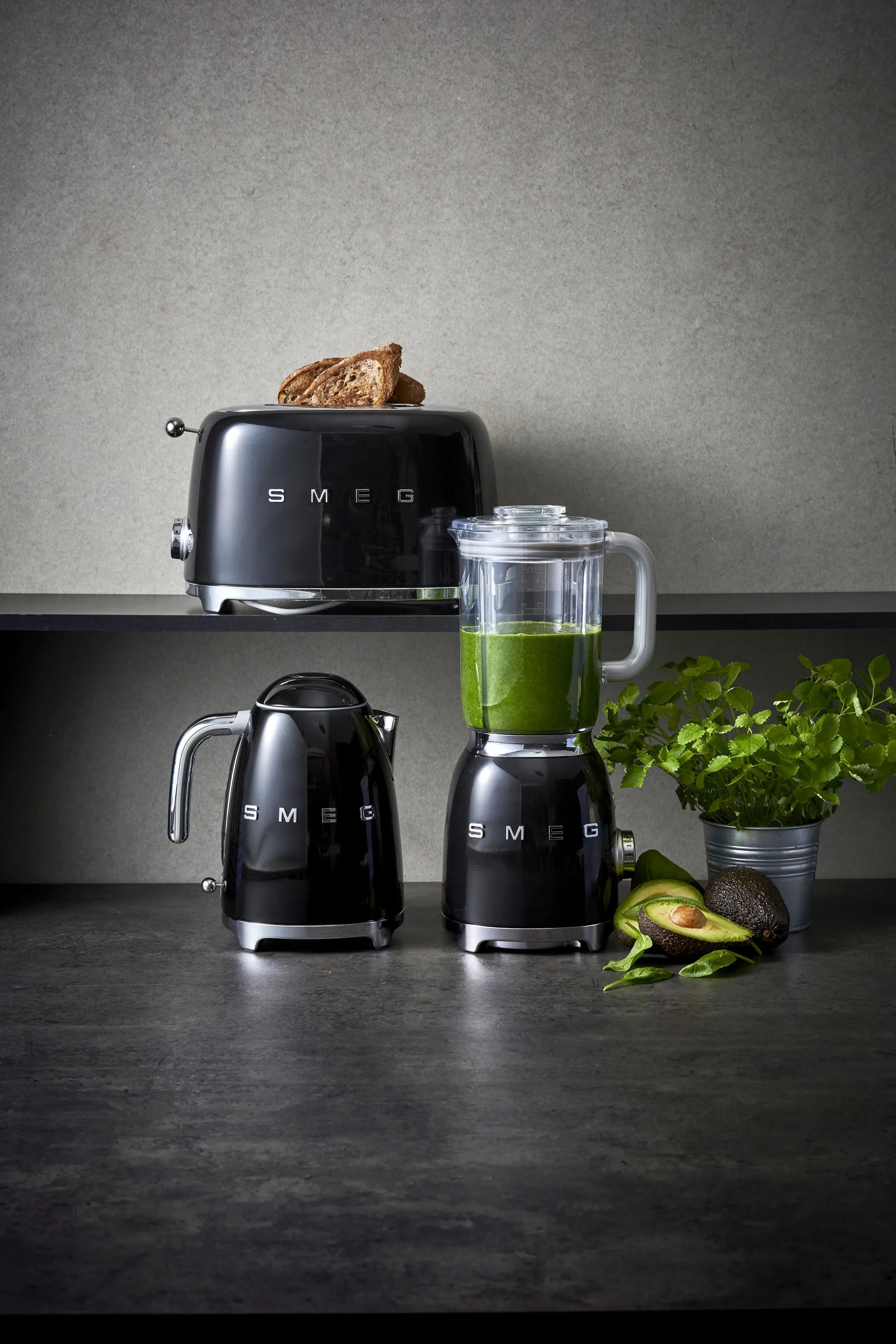 Smeg Blendere 50's Style Blender BLF01BLEU i Sort, 2