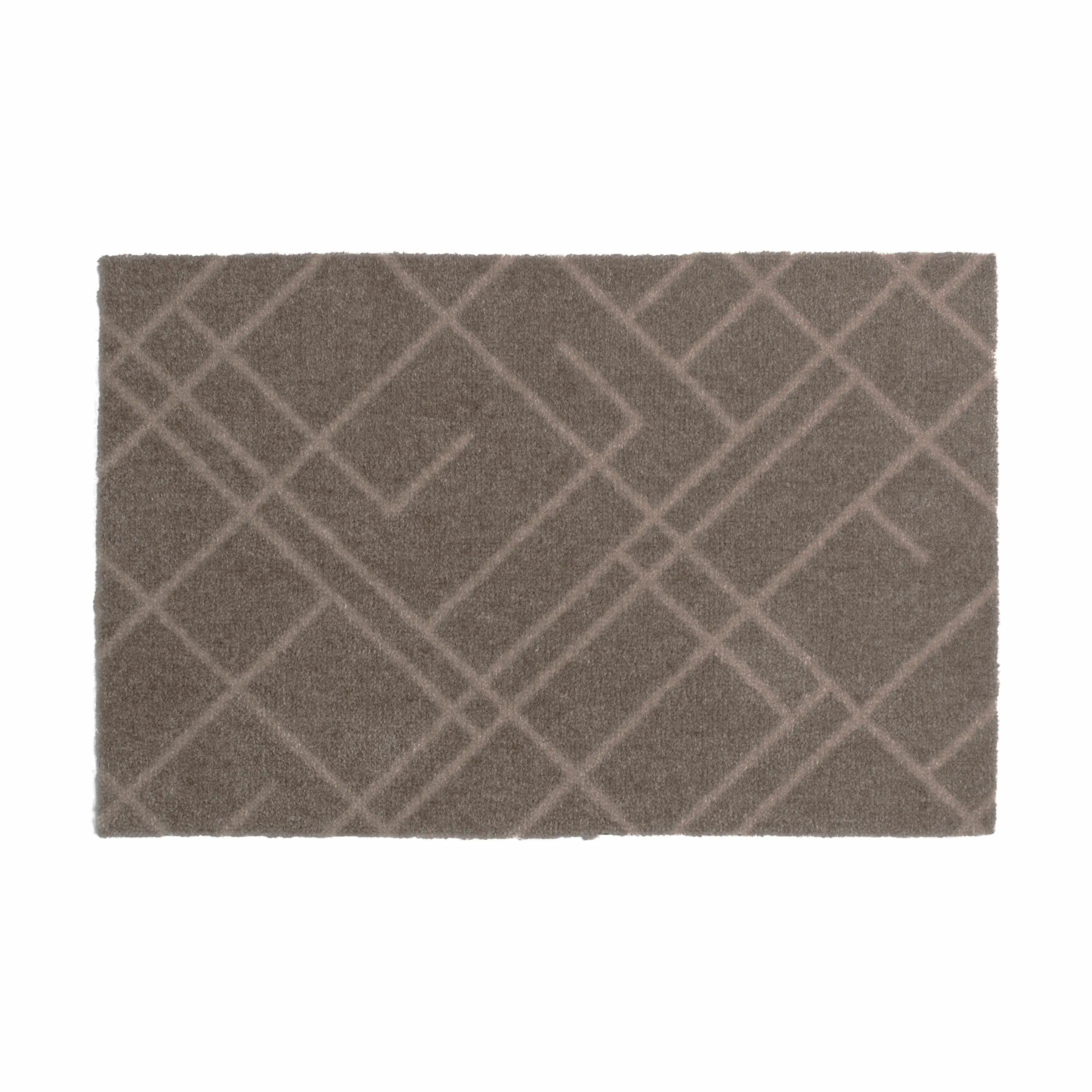 Tica Copenhagen Dørmåtter Lines Gulvmåtte i Sand, B40 x L60 cm, 1