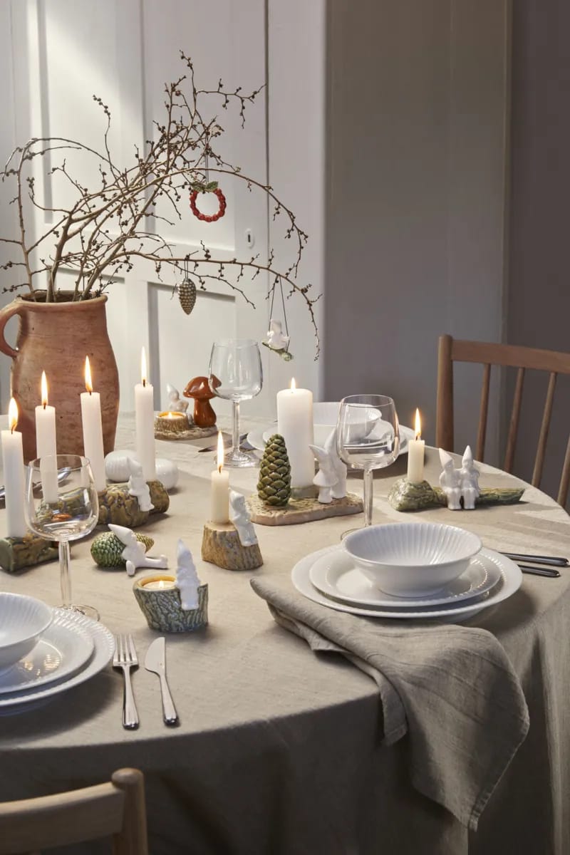 Kähler Juleophæng Christmas Tales Gyngenisse i Hvid, 2