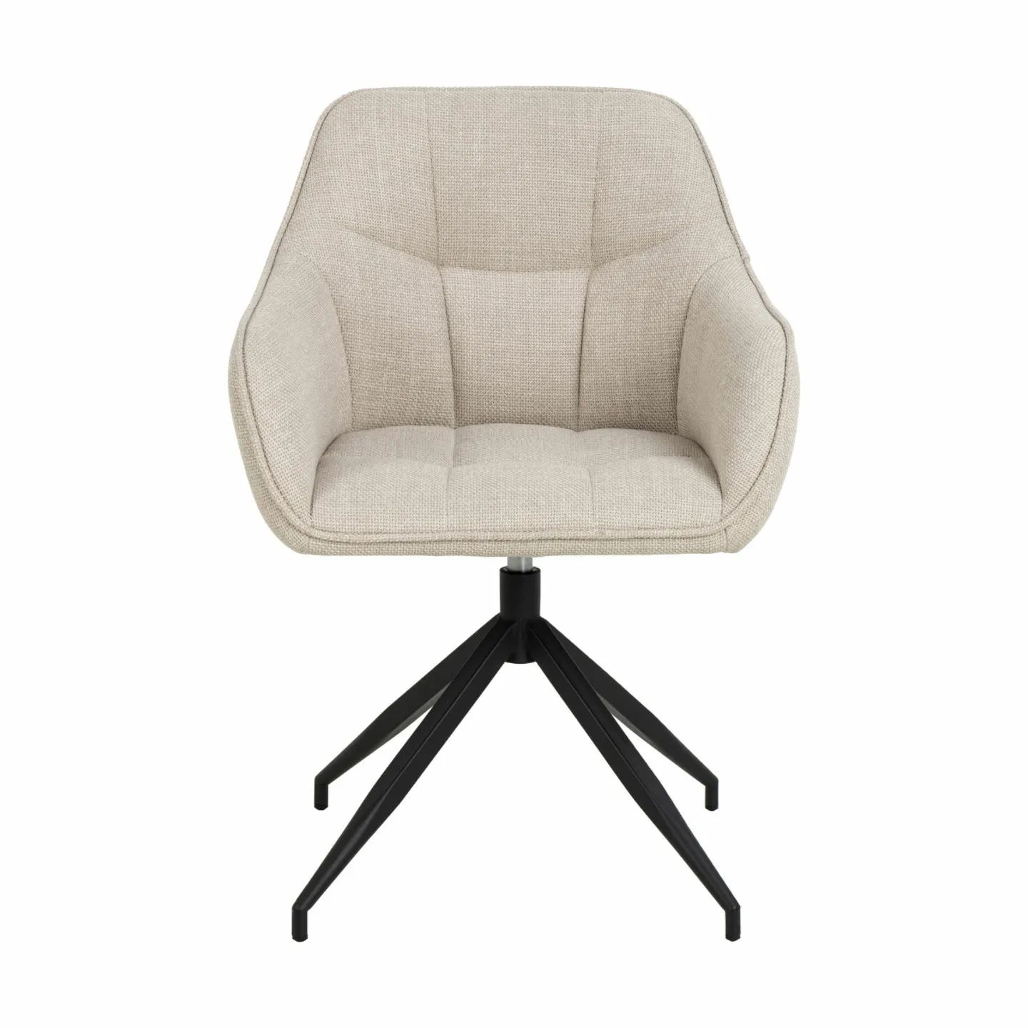CASA Living Spisebordsstole Brenda Spisebordsstol i beige/sort, 1