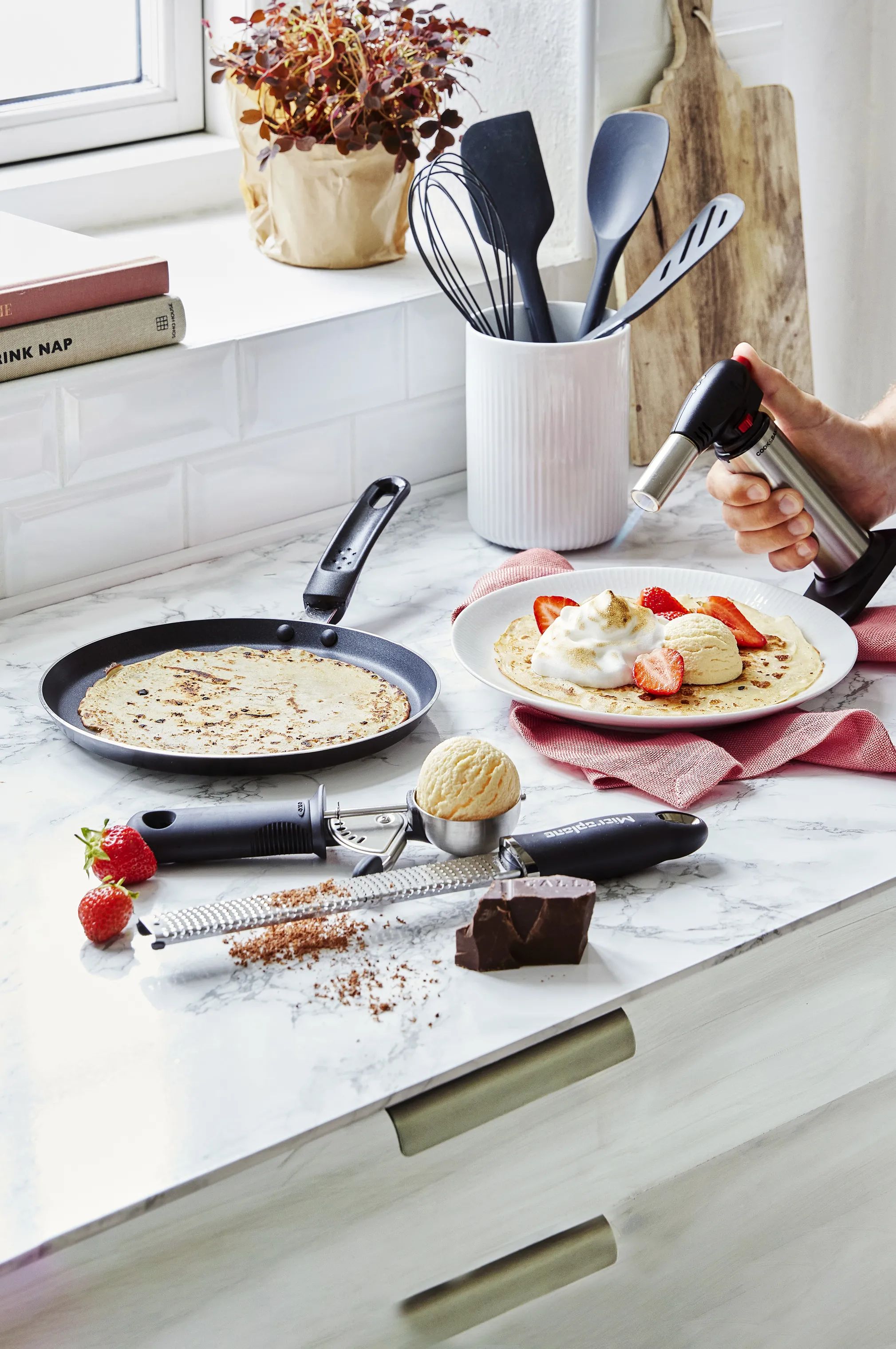 Cook & Baker Gasbrændere Gasbrænder i Stål/Sort, 3