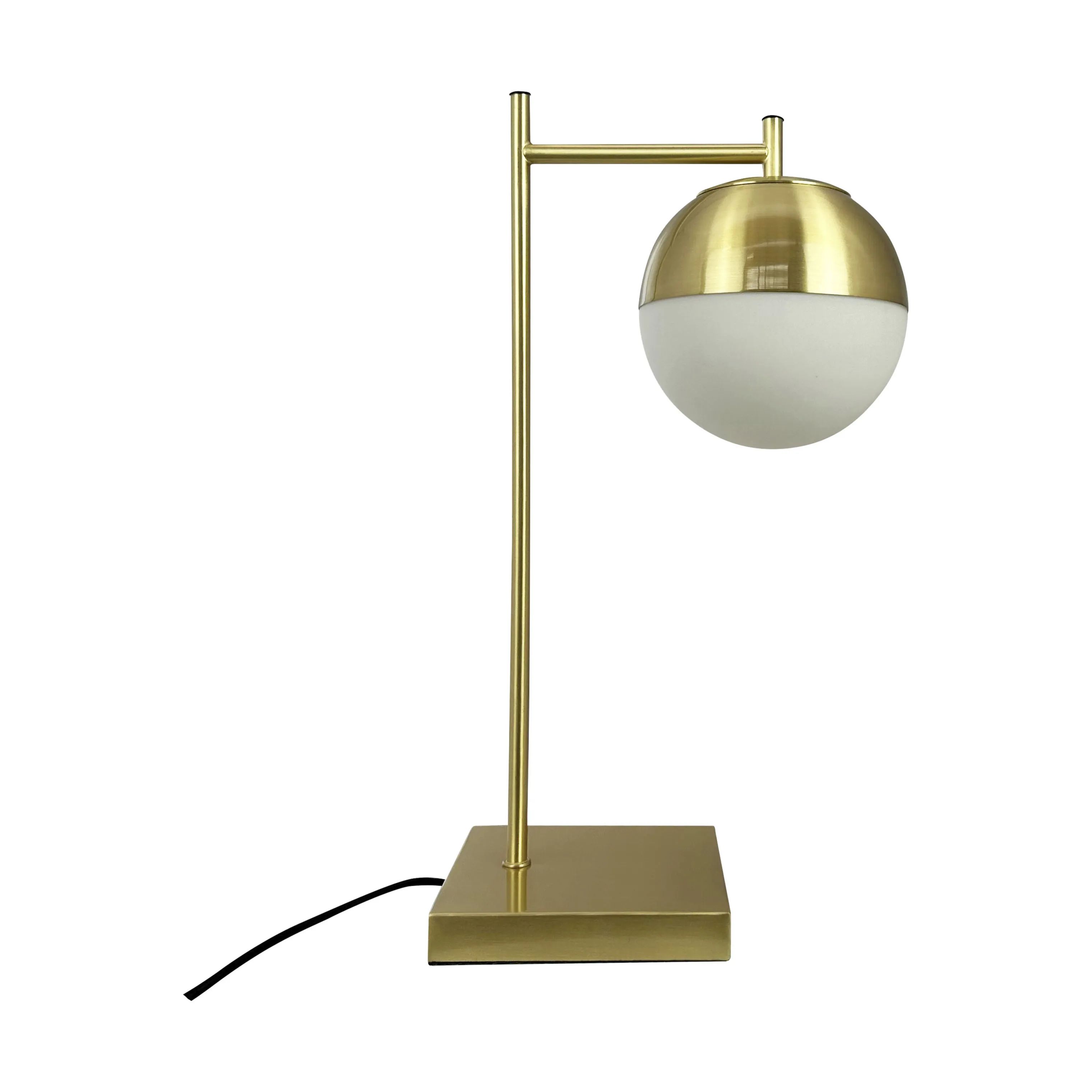 Dyberg Larsen Bordlamper French collection Caen Bordlampe i Messing/hvid, 1