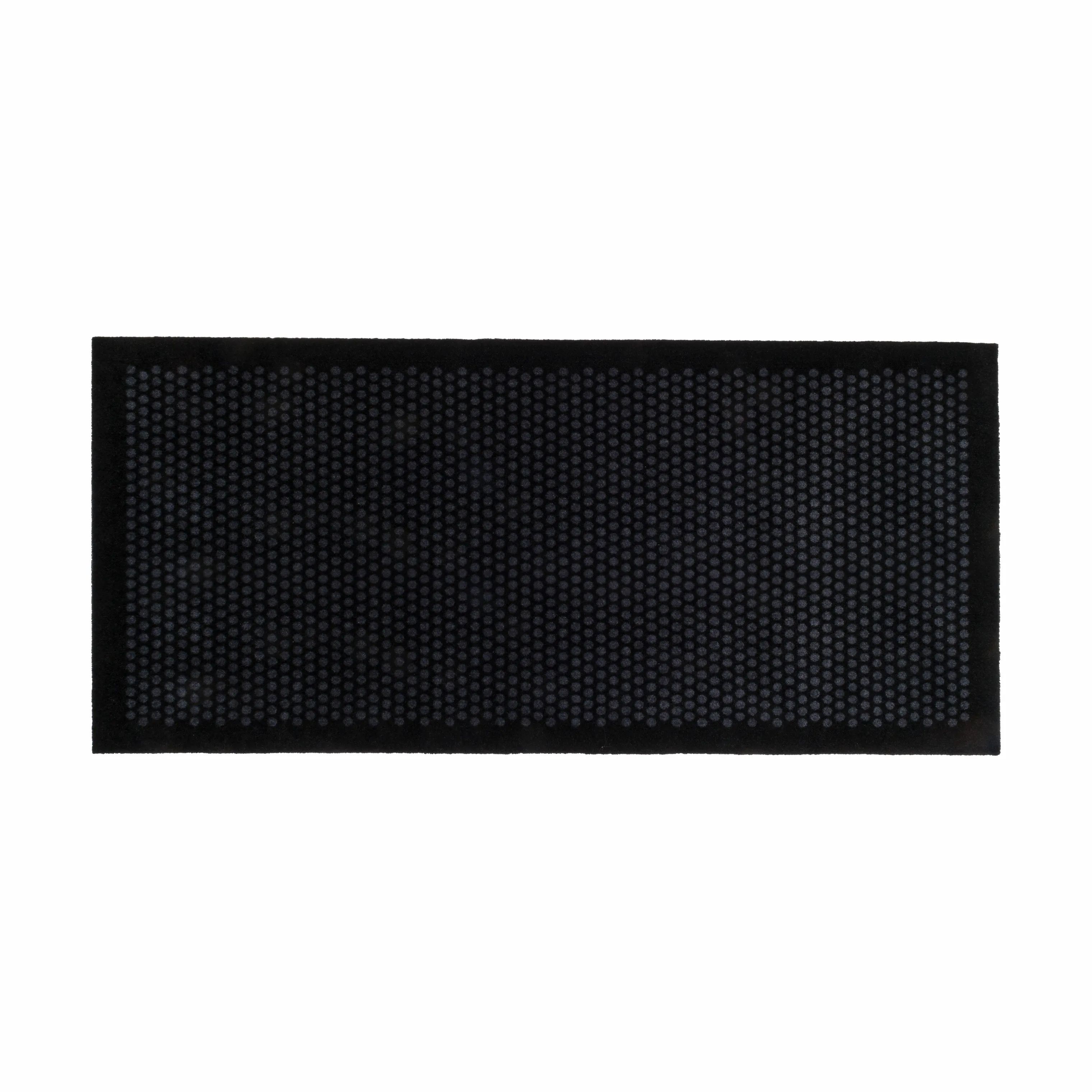 Tica Copenhagen Gulvtæpper Dot Gulvtæppe i Sort/grå , B90 x L200 cm, 1