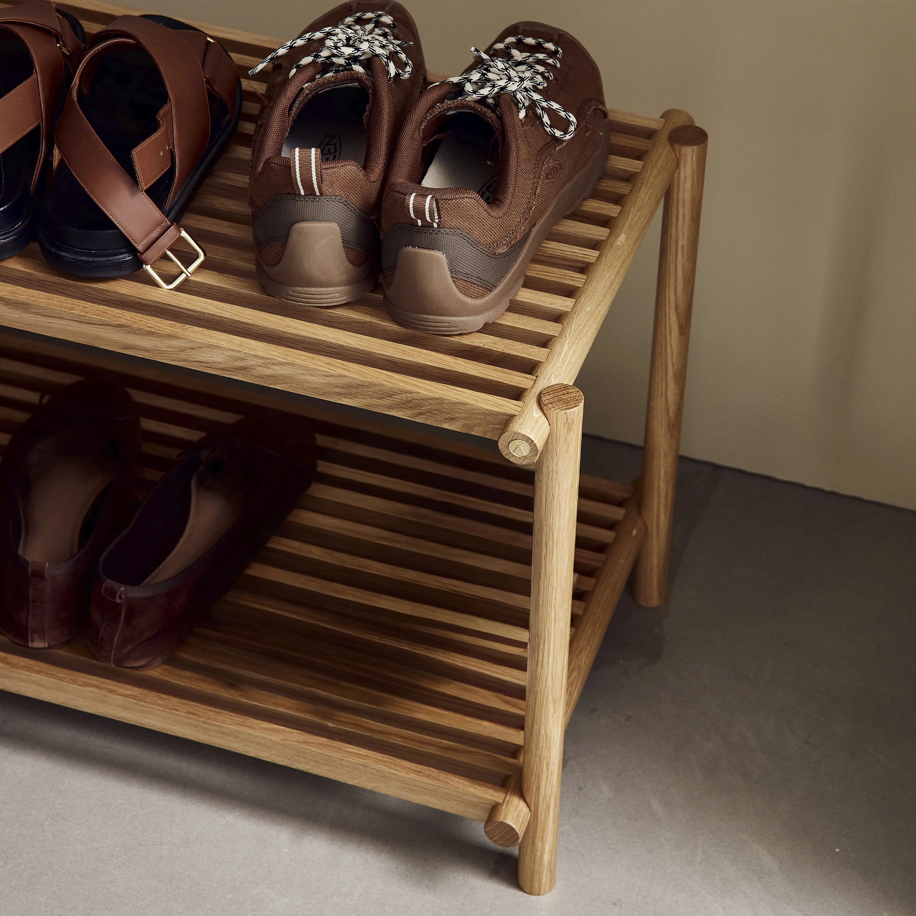 Andersen Furniture Reoler og tilbehør Column Skohylde i Oak, 6
