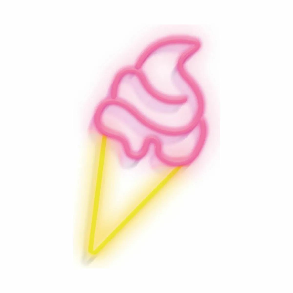 Candy Shock Væglamper Neon LED Lampe - Isvaffel i Isvaffel, 1