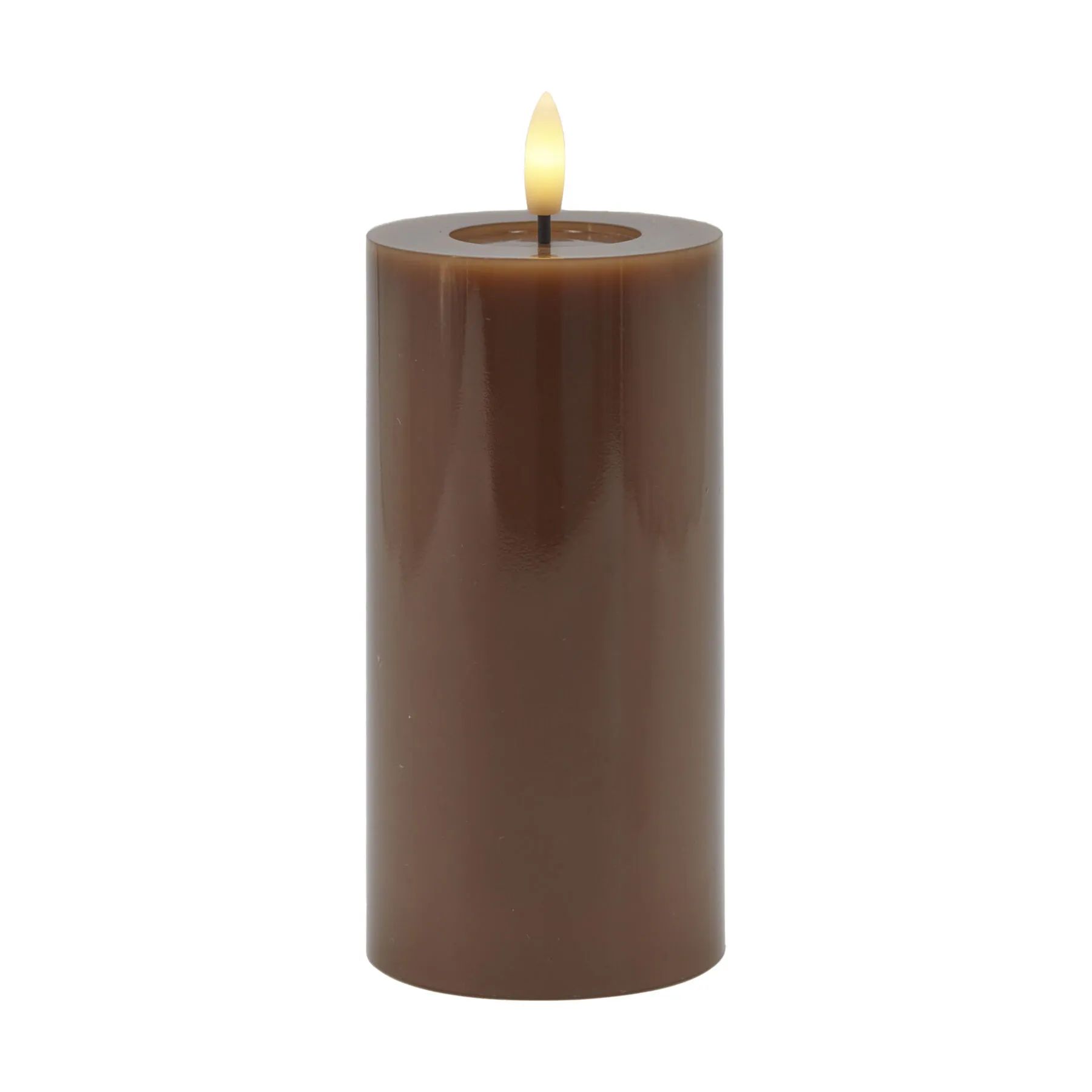 Sirius LED-lys Sille Lak LED Bloklys i Toffee, 15 cm, 1
