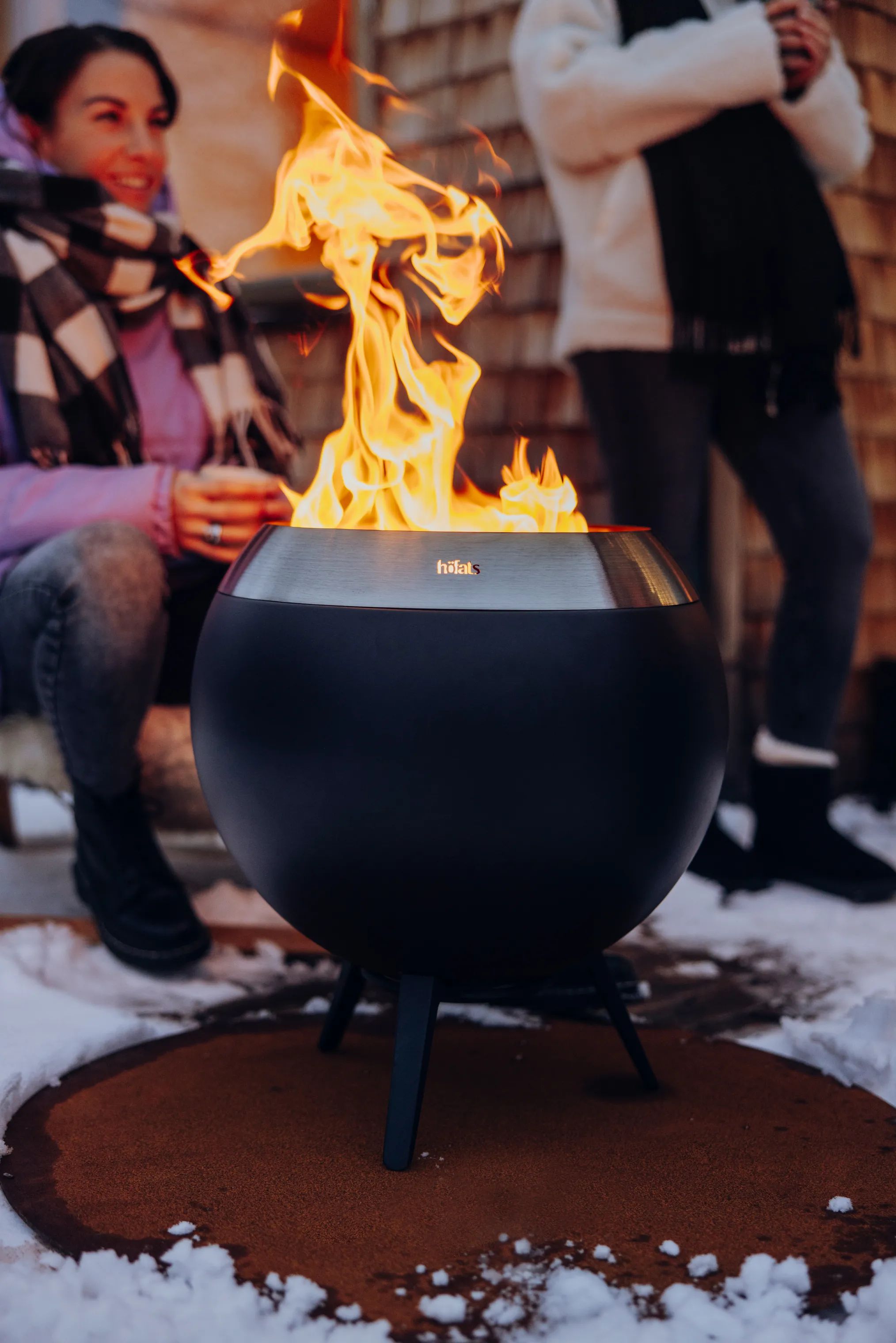 höfats Bålsteder Moon Ildkurv i Black/Silver, 5