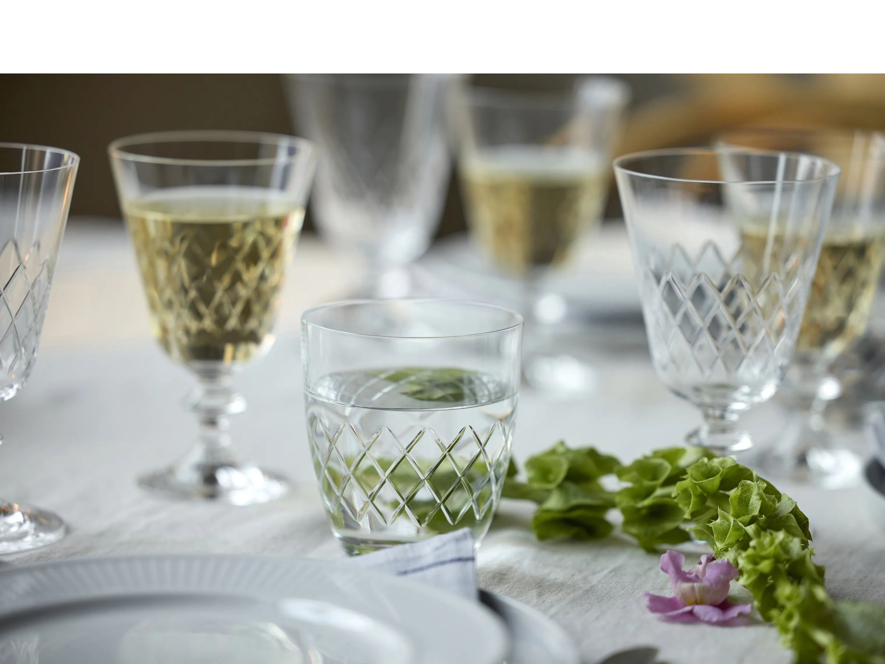 Lyngby Glas Vandglas Eaton Vandglas - 2 stk i Klar, 2