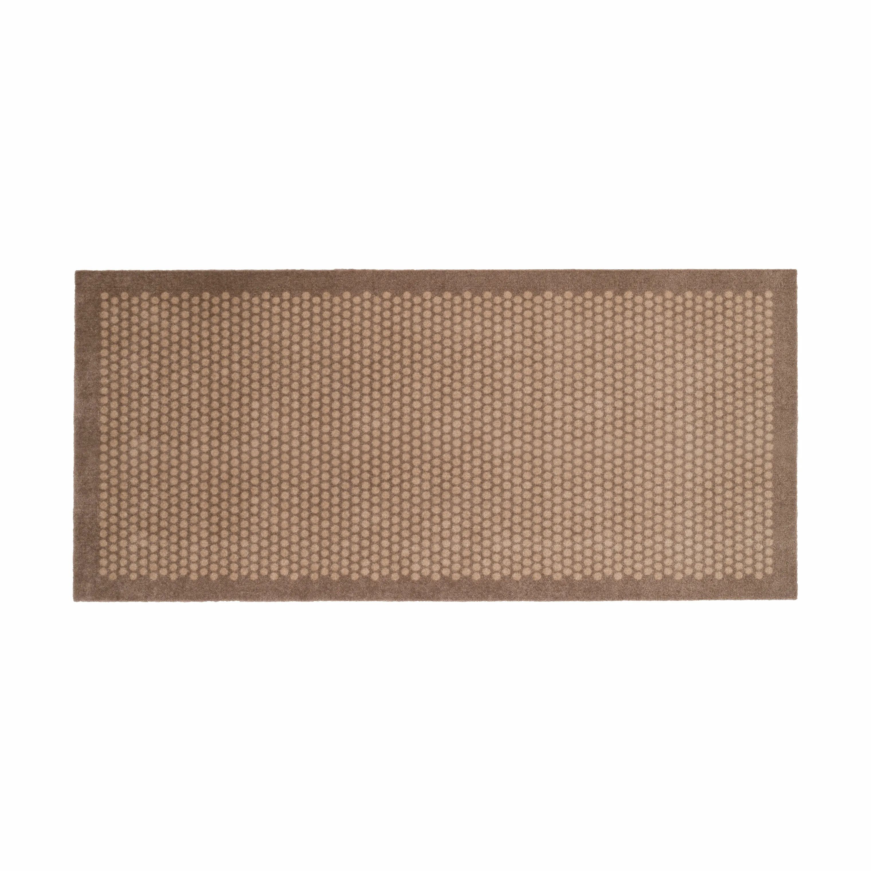 Tica Copenhagen Gulvtæpper Dot Gulvtæppe i Beige/sand, B90 x L200 cm, 1