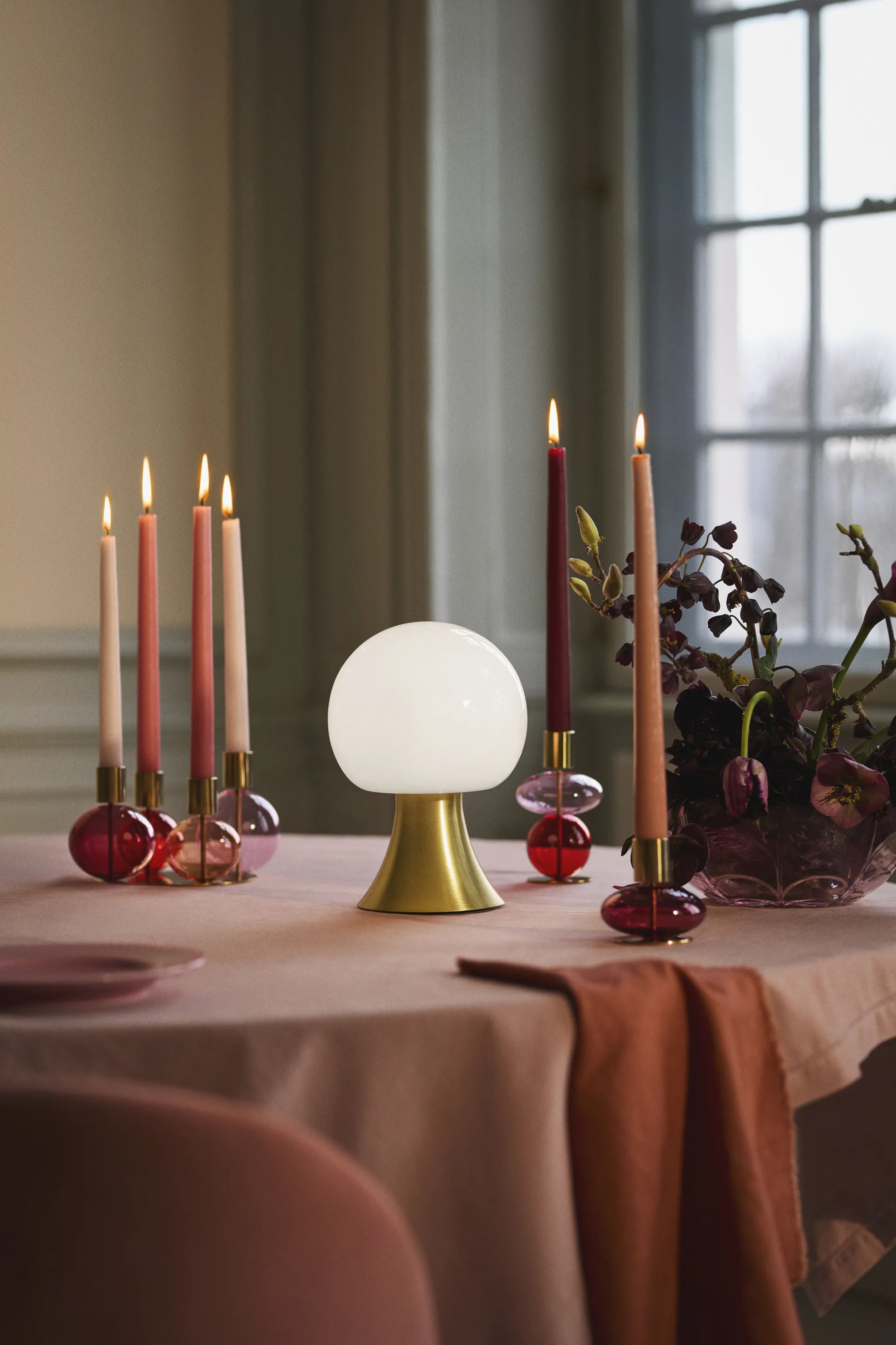 Holmegaard Bordlamper Noor LED lampe i Messingfarvet, 4
