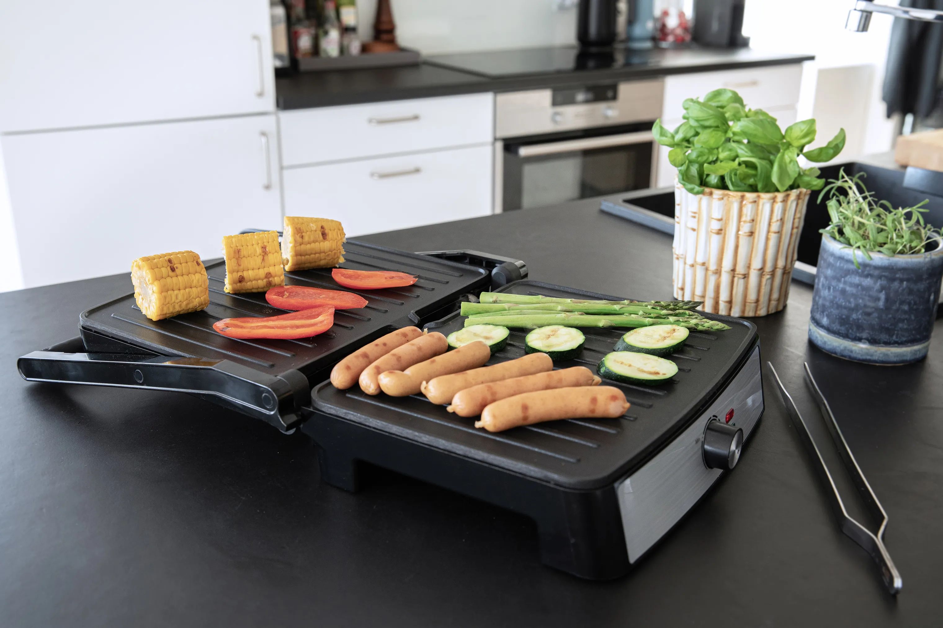 Gastronoma Bordgrill Paninigrill i Sort, 3