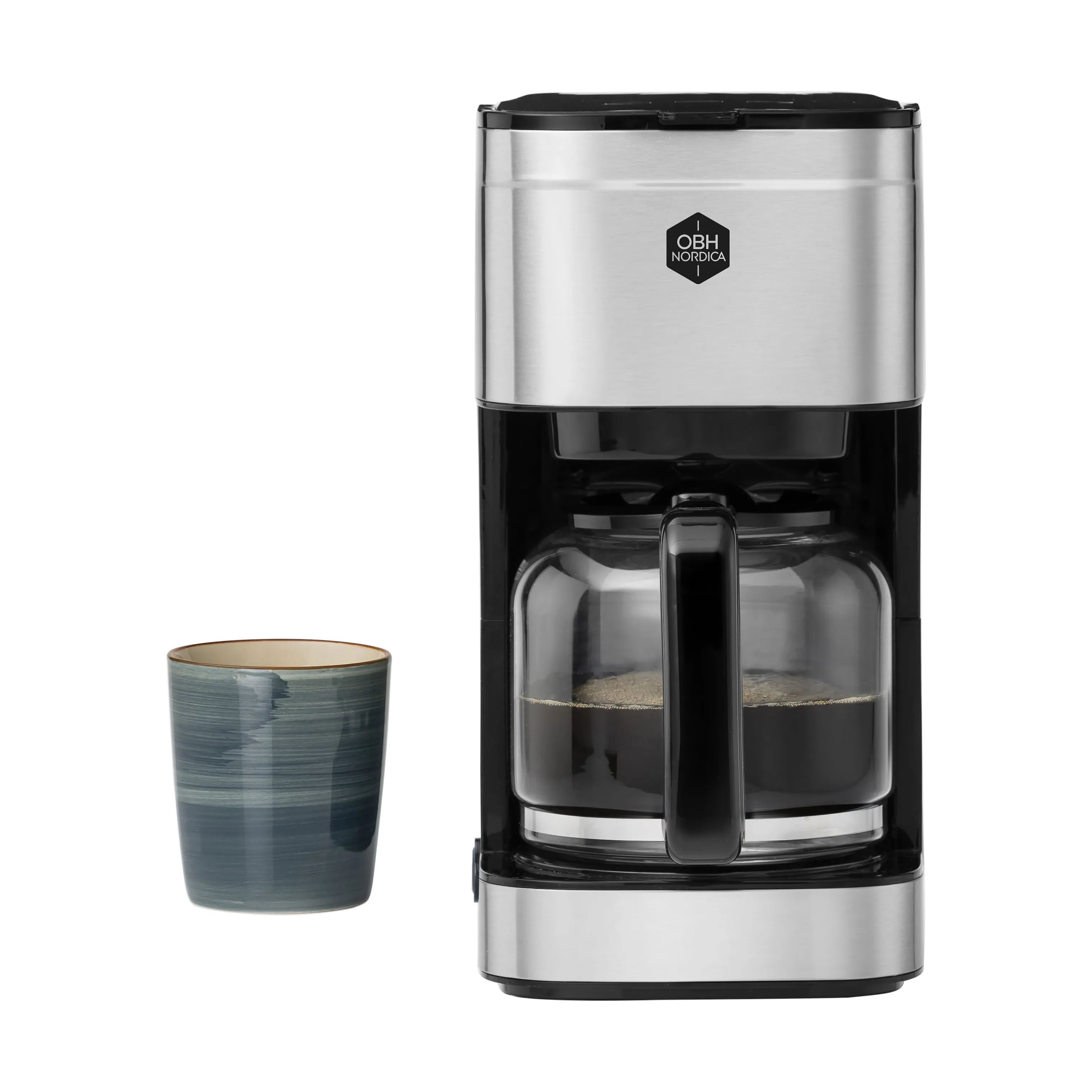 OBH Nordica Kaffemaskiner Bronx Kaffemaskine i Sølvfarvet, 8