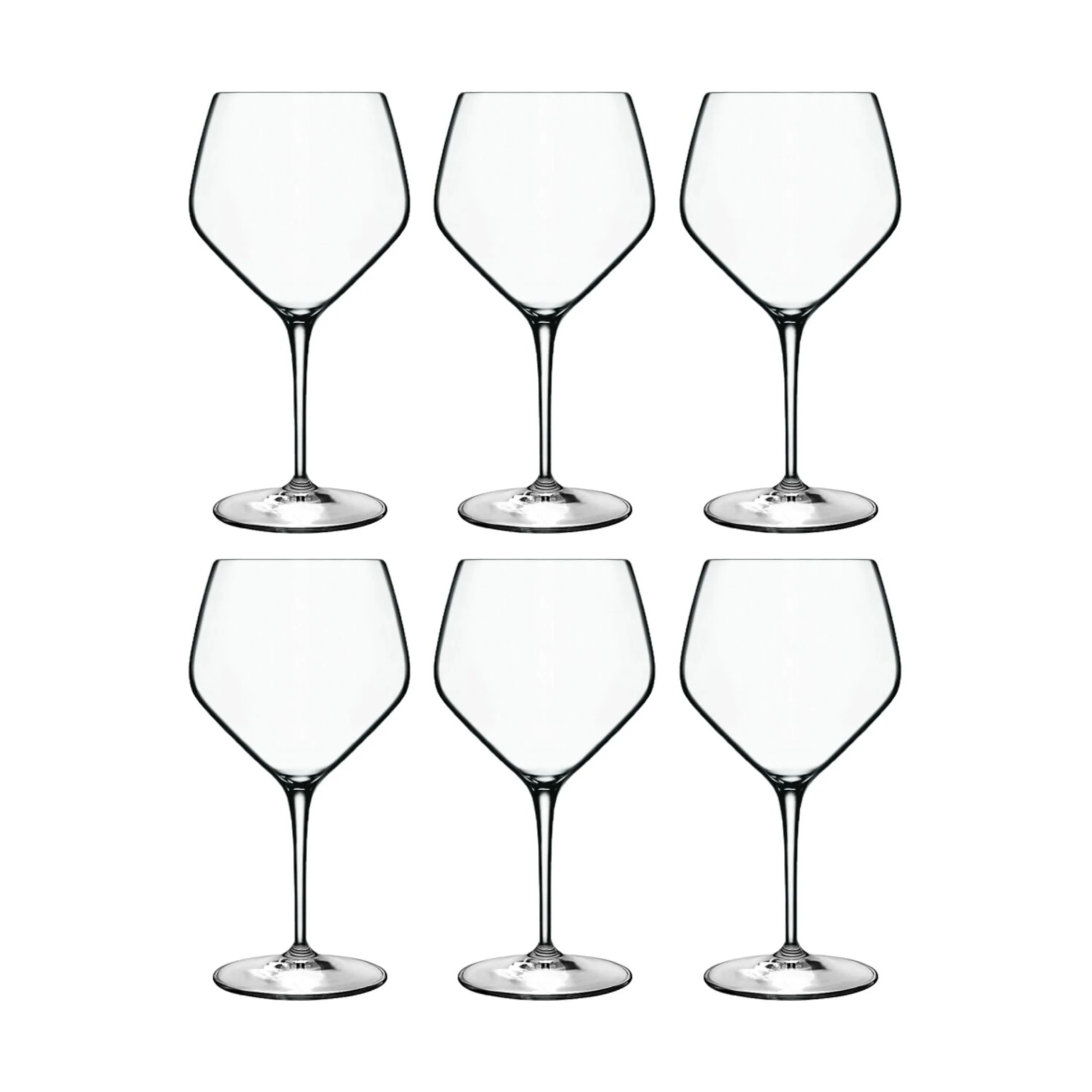 Luigi Bormioli Rødvinsglas LB Atelier Atelier Merlot Glas - 6 stk. i Klar, 1