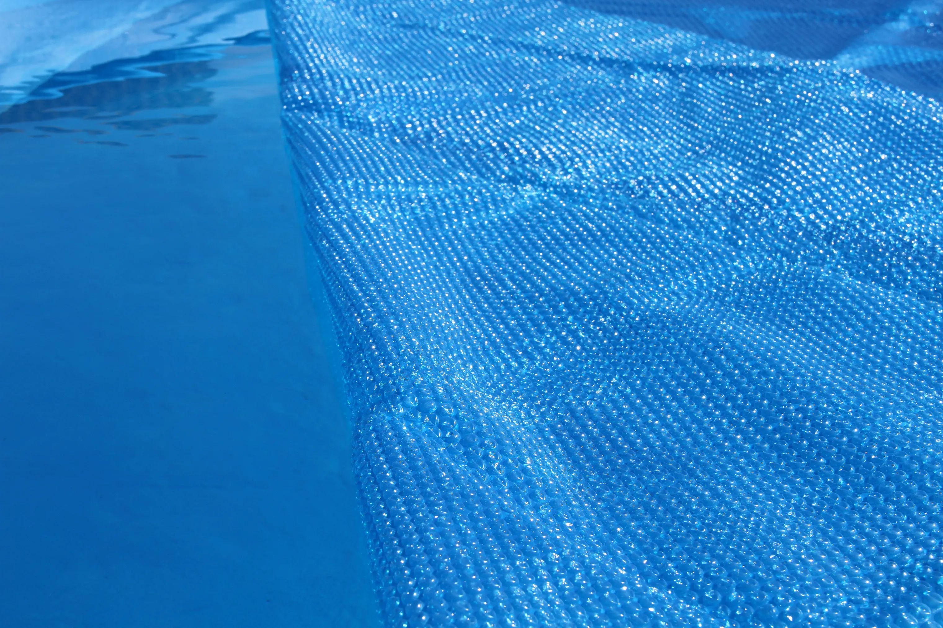 Swim & Fun Covers Poolcover - Sommer i blå, B3 x L5 meter, 2