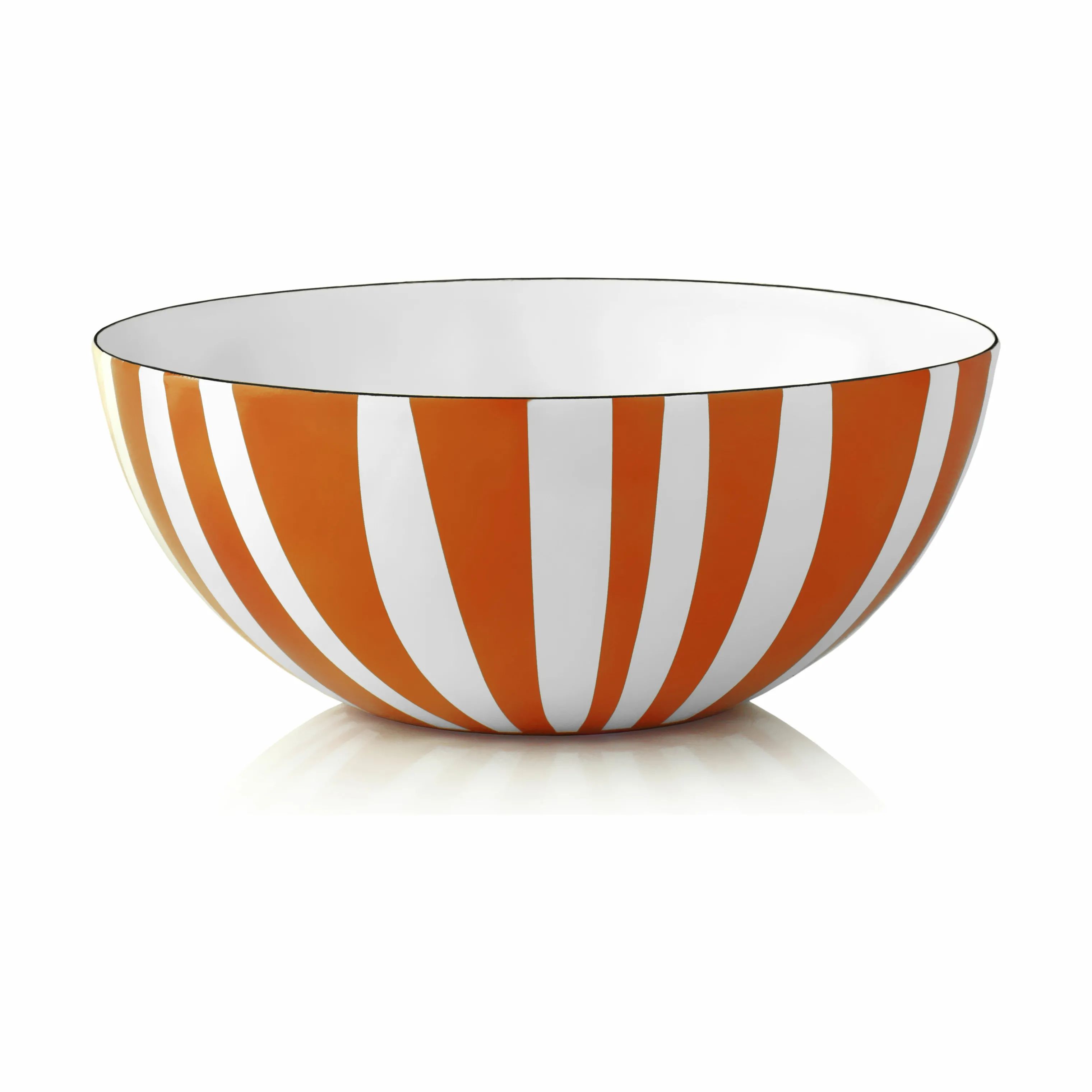 Cathrineholm Salatskåle Stripes Skål i Orange, 24 cm, 1