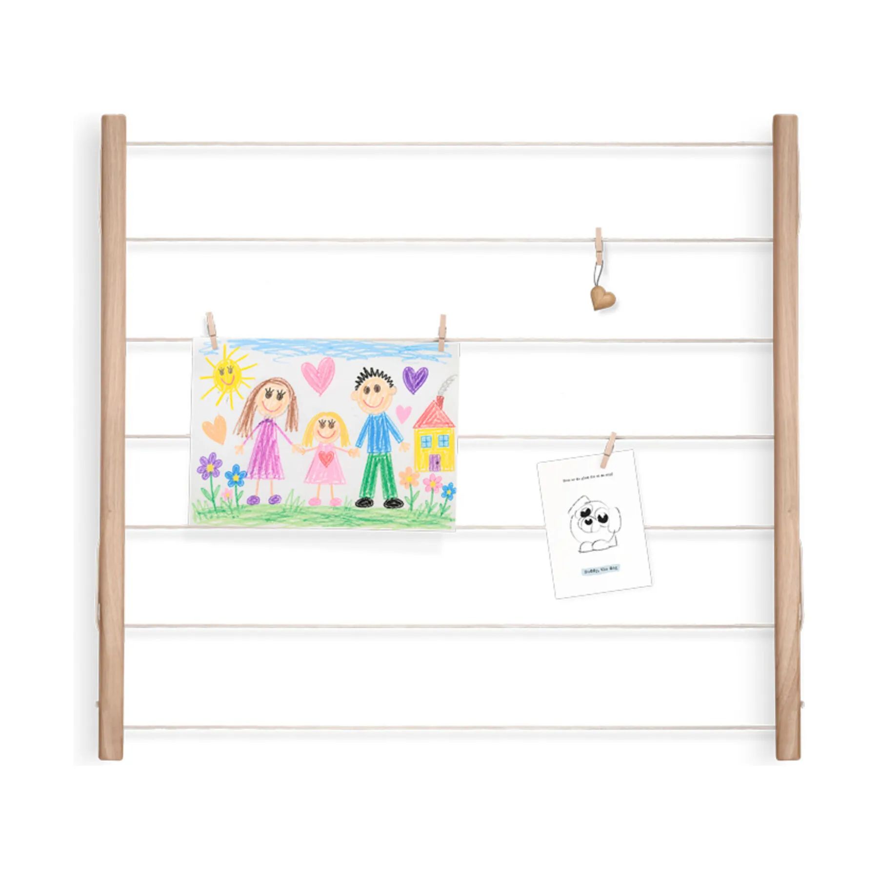 FableWood Billedrammer Memory Line Opslagstavle i B90 x L200 cm, 4