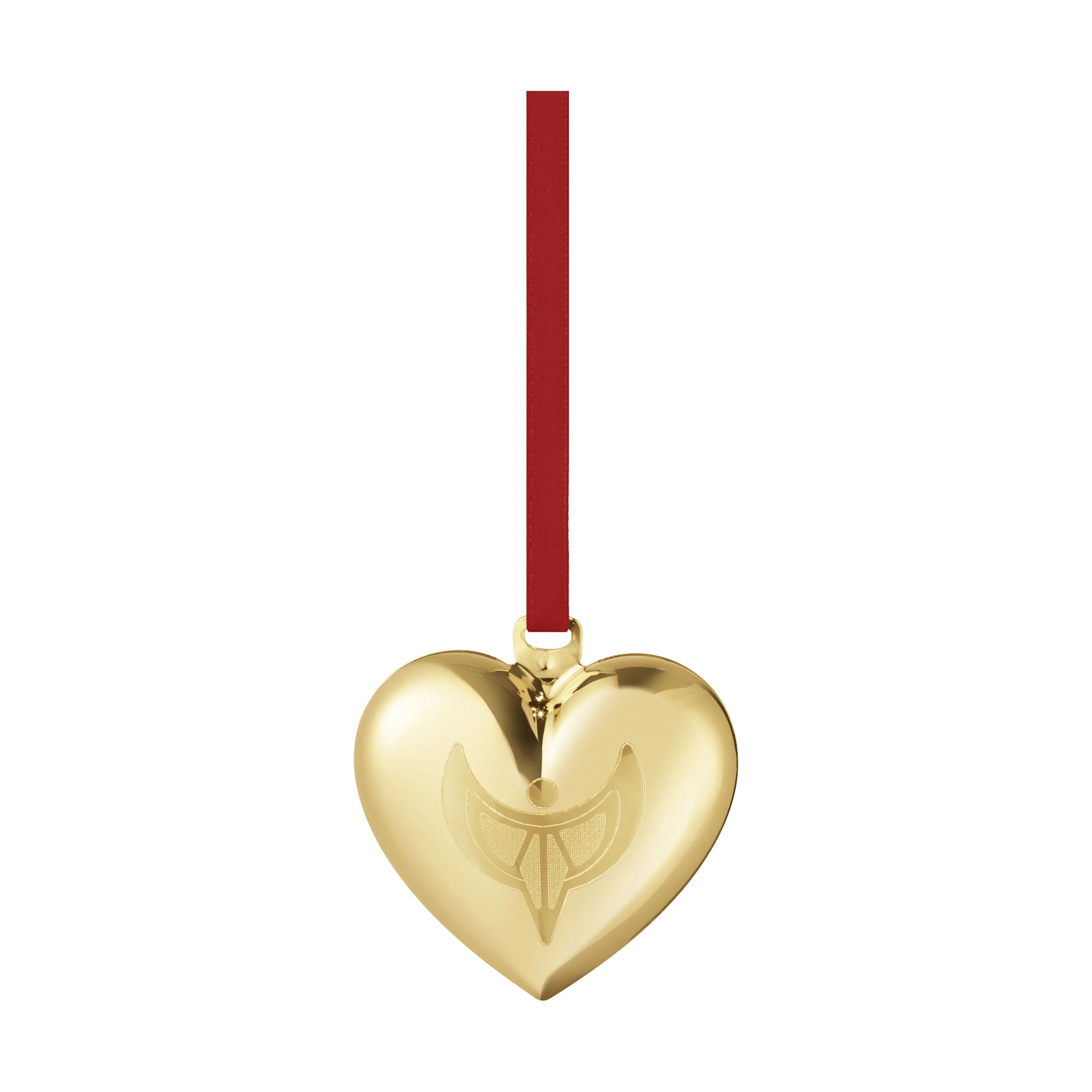 Georg Jensen Juleophæng Christmas Collectibles CC 2024 Julehjerte i guld, 1