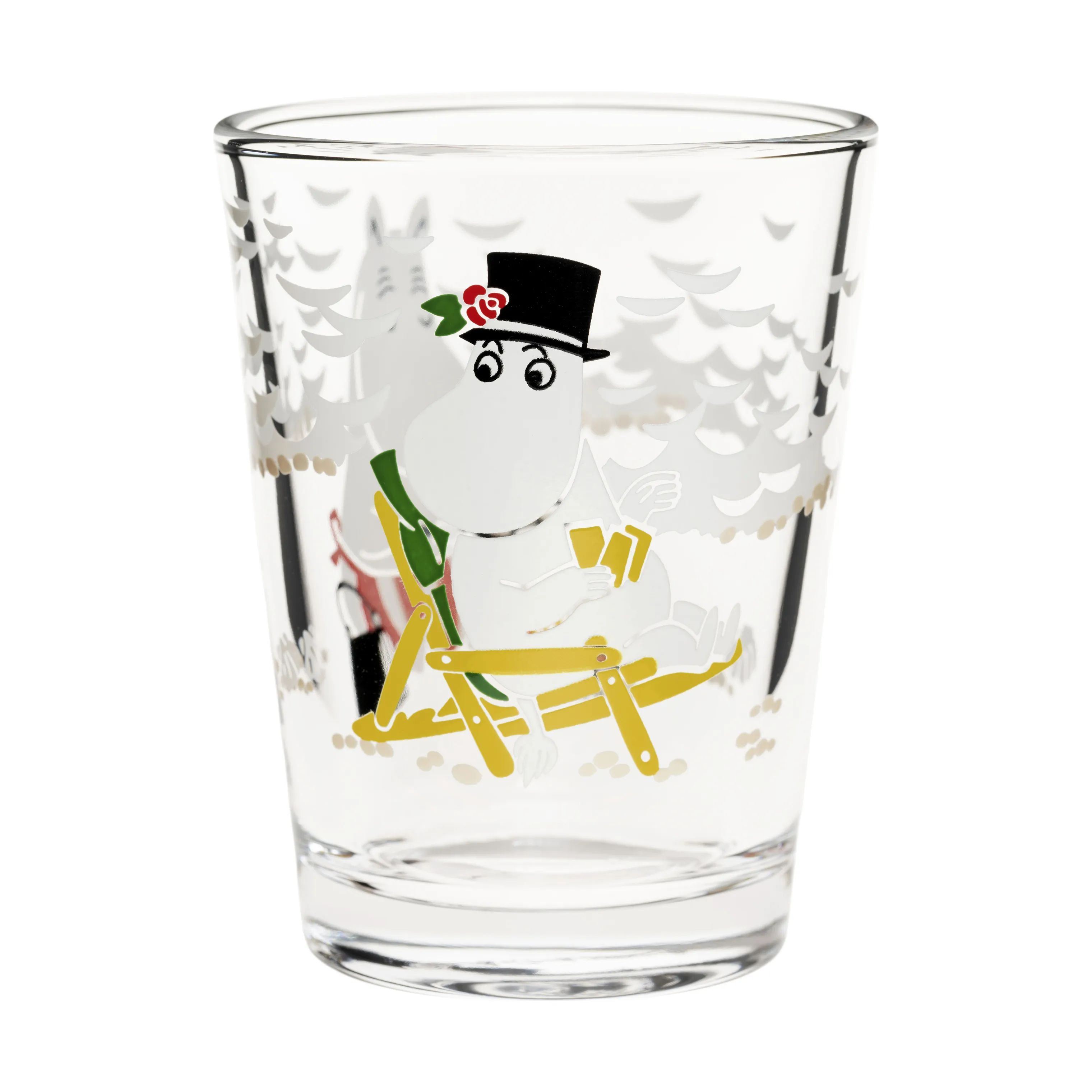 Moomin Arabia Vandglas Moomin Iittala Moomin x Iittala Drikkeglas - Sammen i Hvid, 2