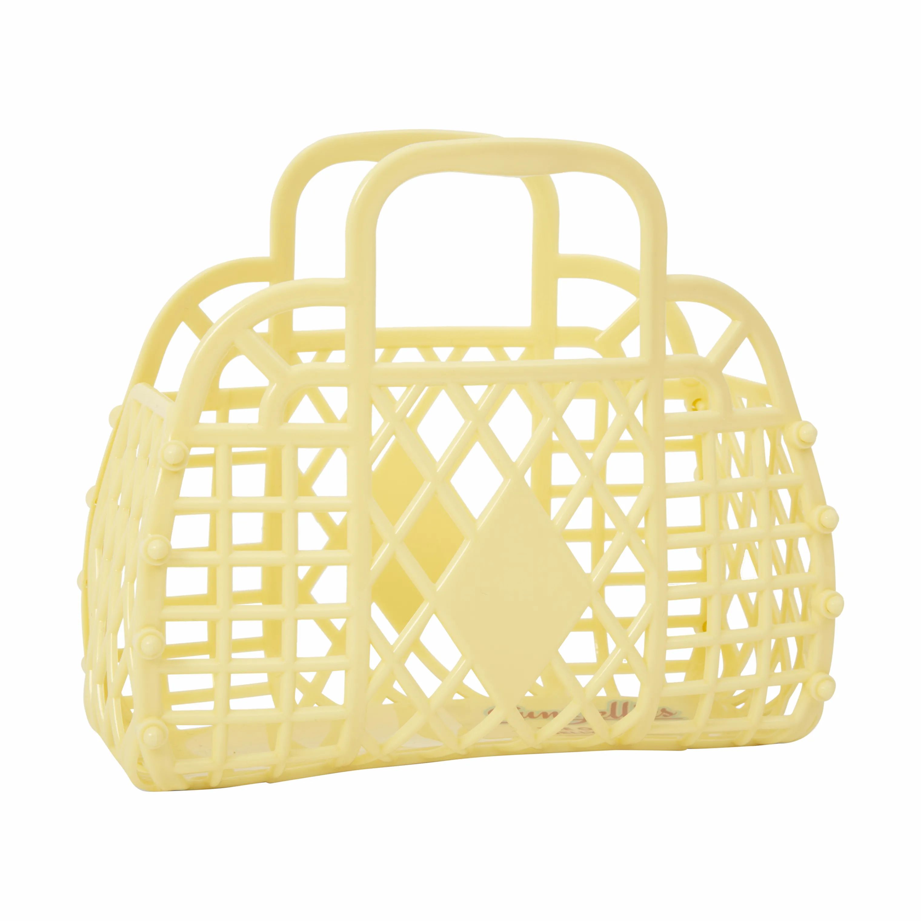 Sun Jellies Øvrigt interiør Retro Basket Mini Retro Taske - Mini i Gul, 1