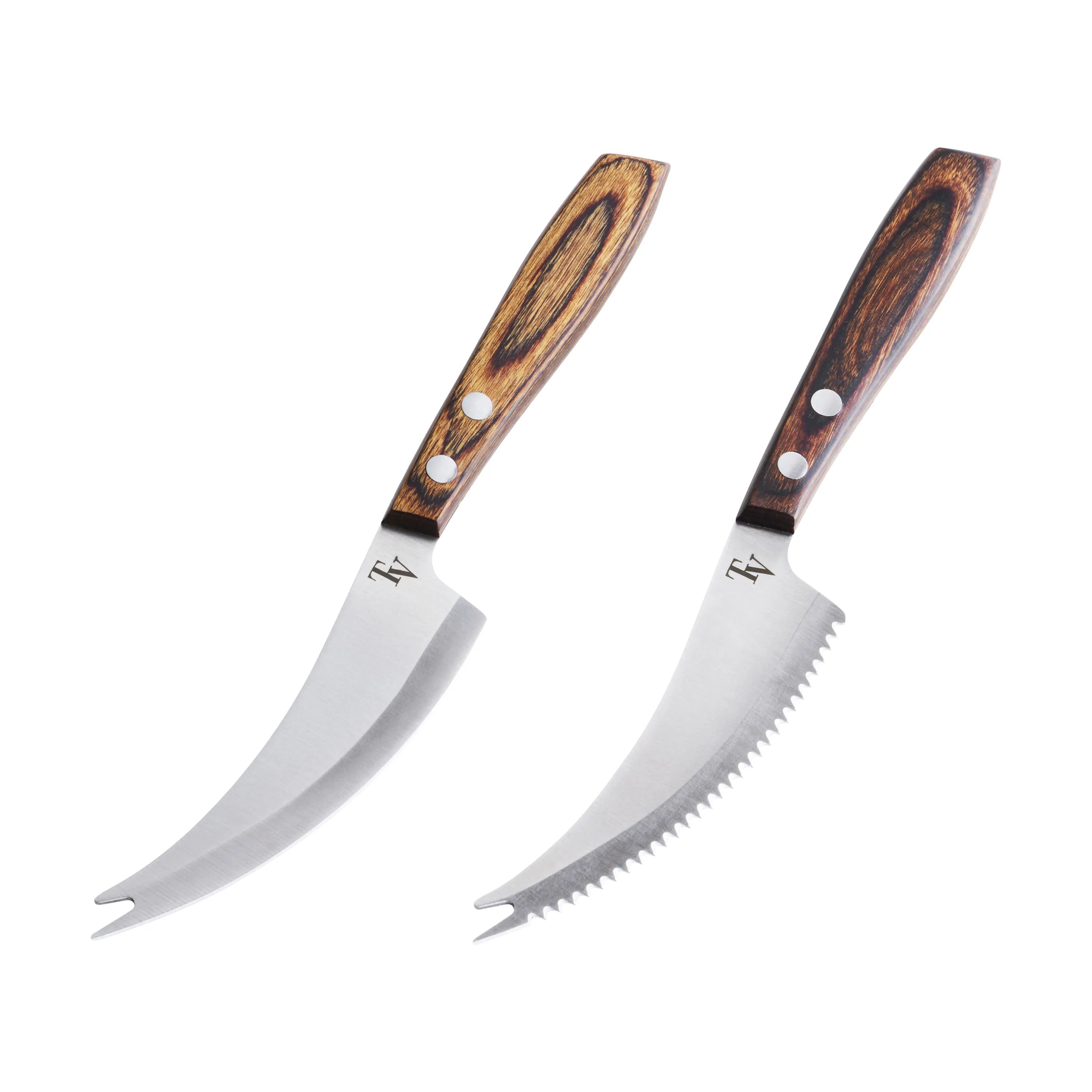 Timm Vladimir Kitchen Knivsæt Charcuteriknive - 2 stk. i brun, 1